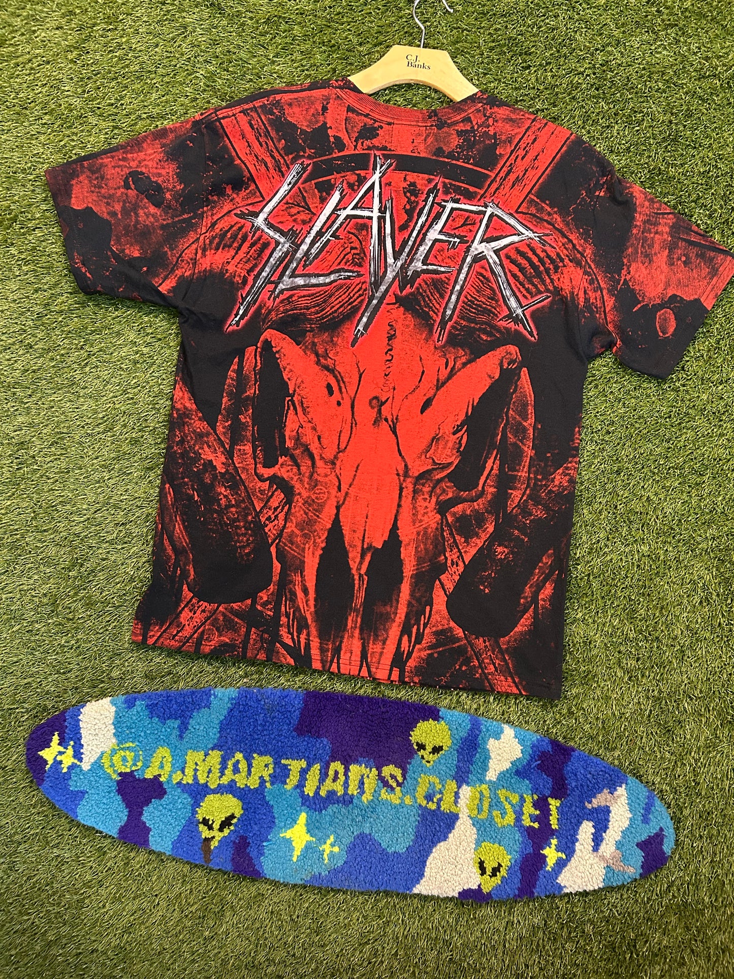Vintage 90s Slayer Band AOP Tee