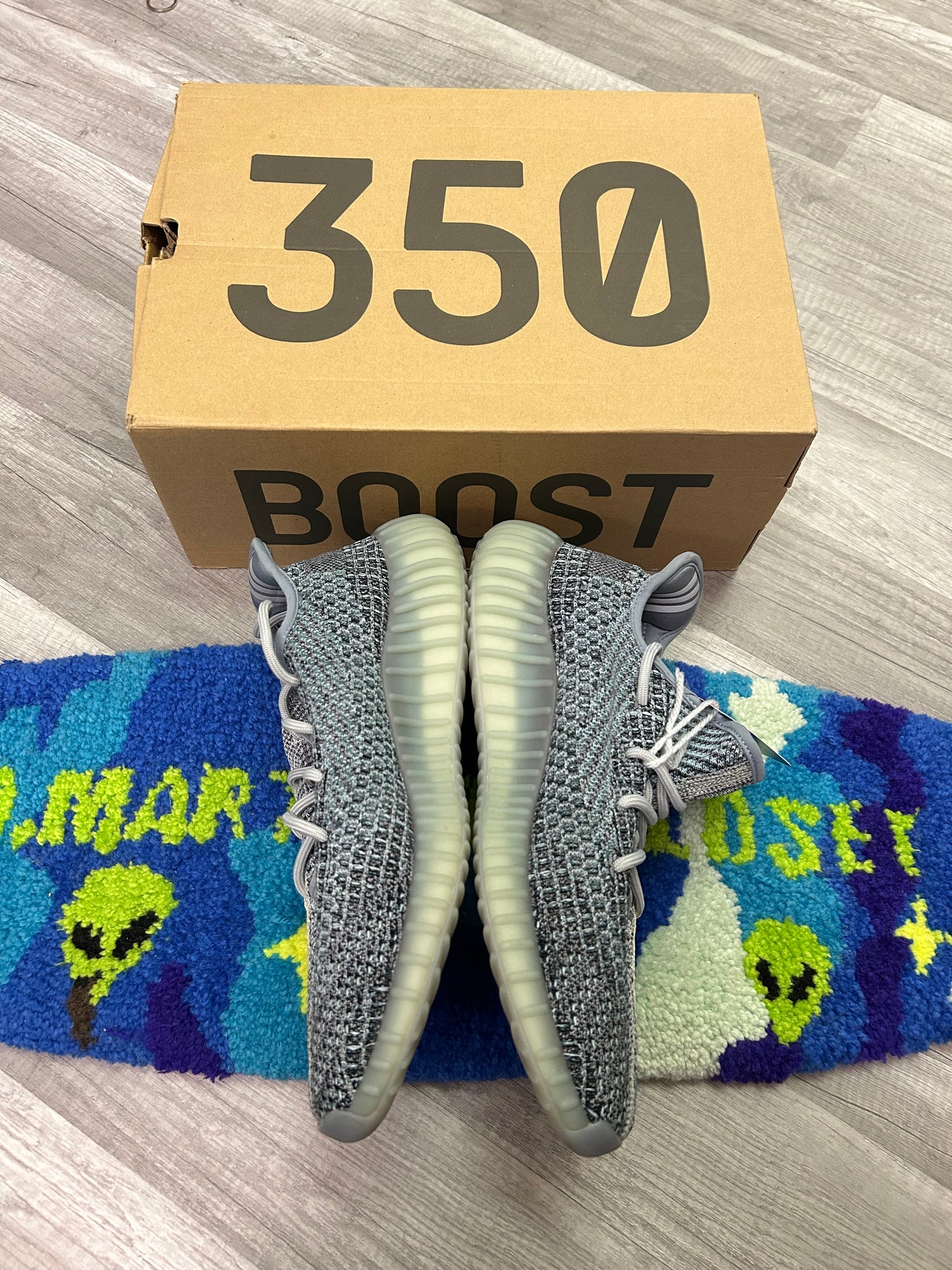 Adidas Yeezy 350 Ash Bluee