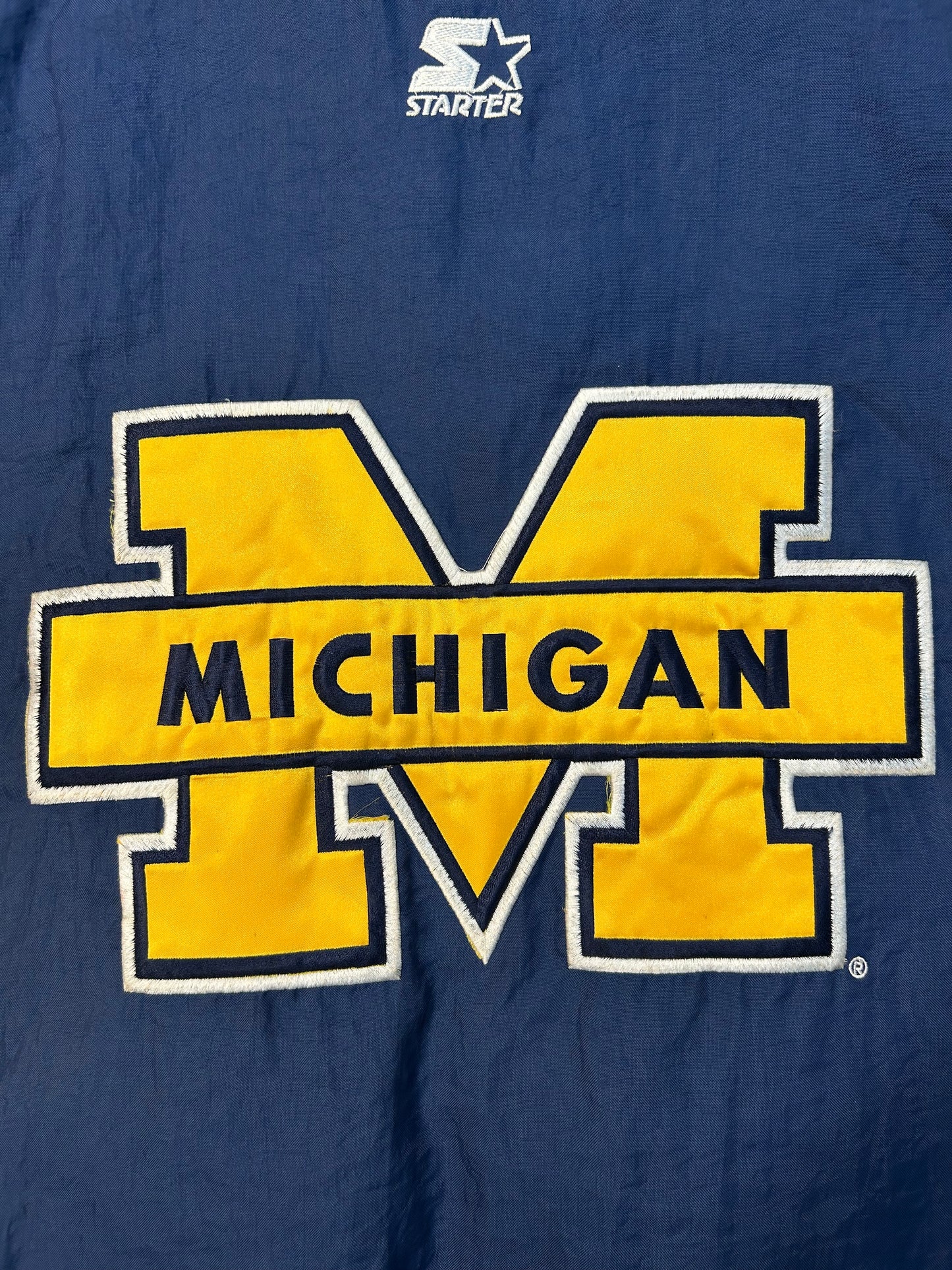Vintage Michigan Wolverines Starter HalfZip Jacket