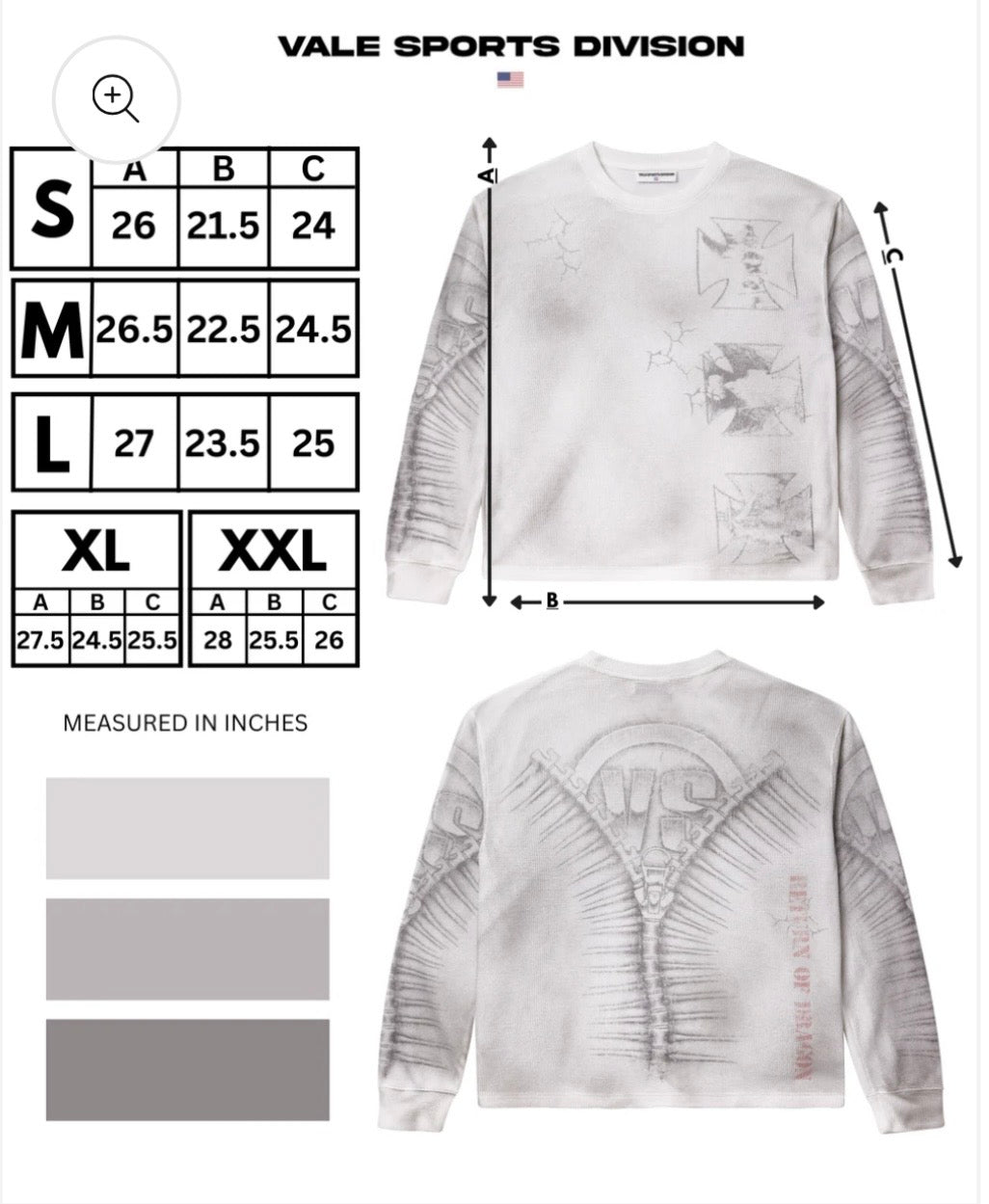 Vale Forever Iron Spin Thermal Long Sleeve