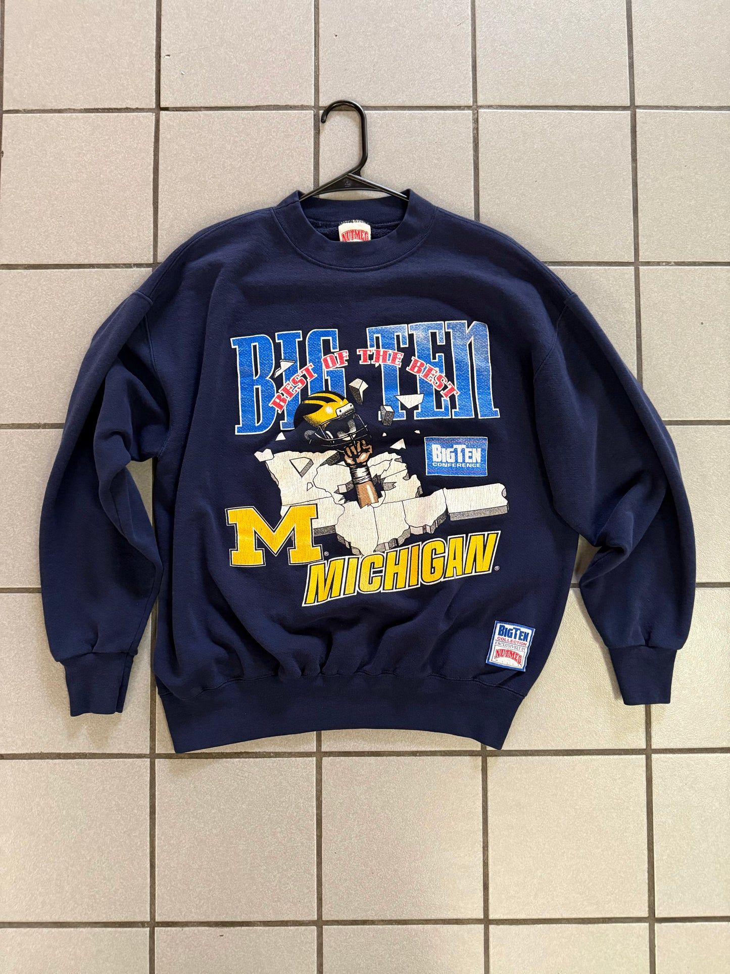 Vintage Michigan Wolverine’s “Big Ten”Crewneck
