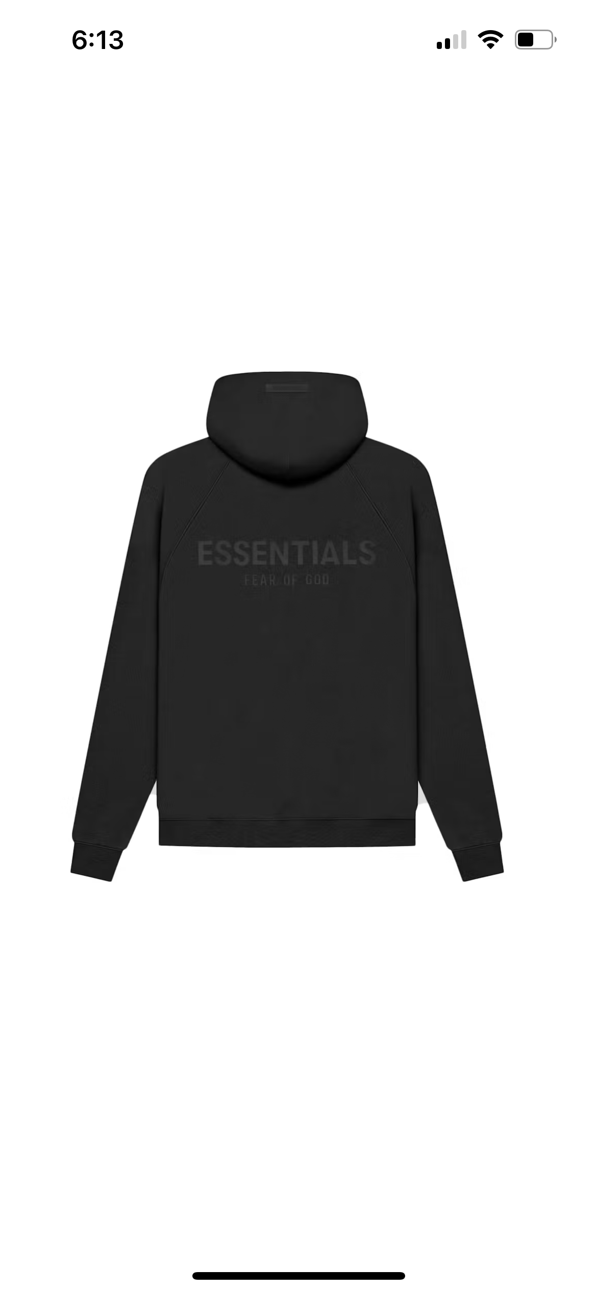 Essentials Fear Of God Hoodie Oversized