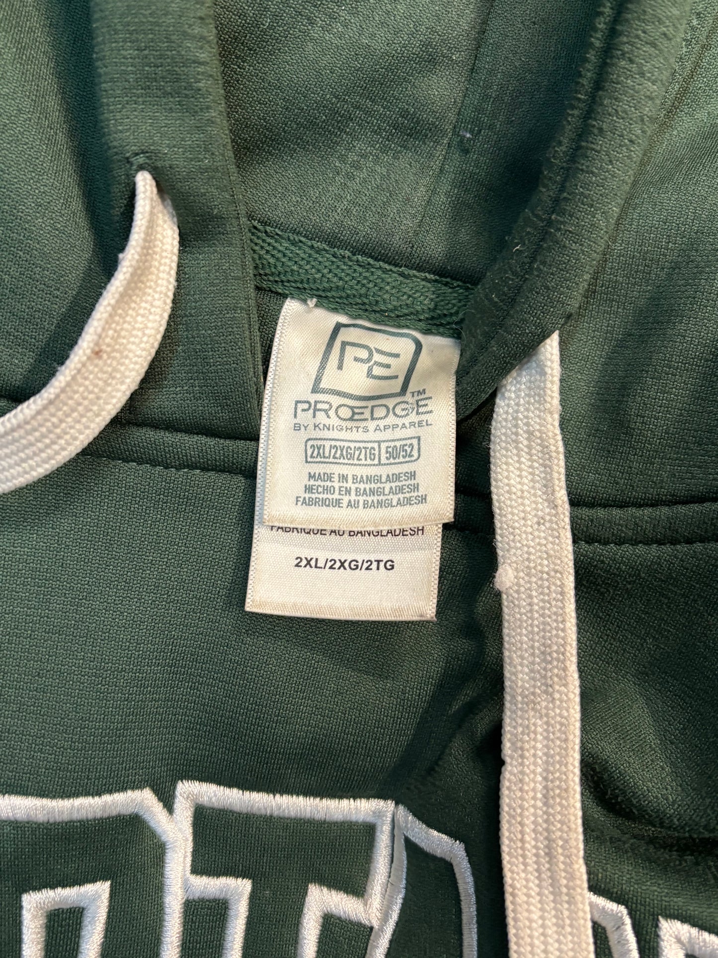 Authentic Moss Green Spartans Hoodie