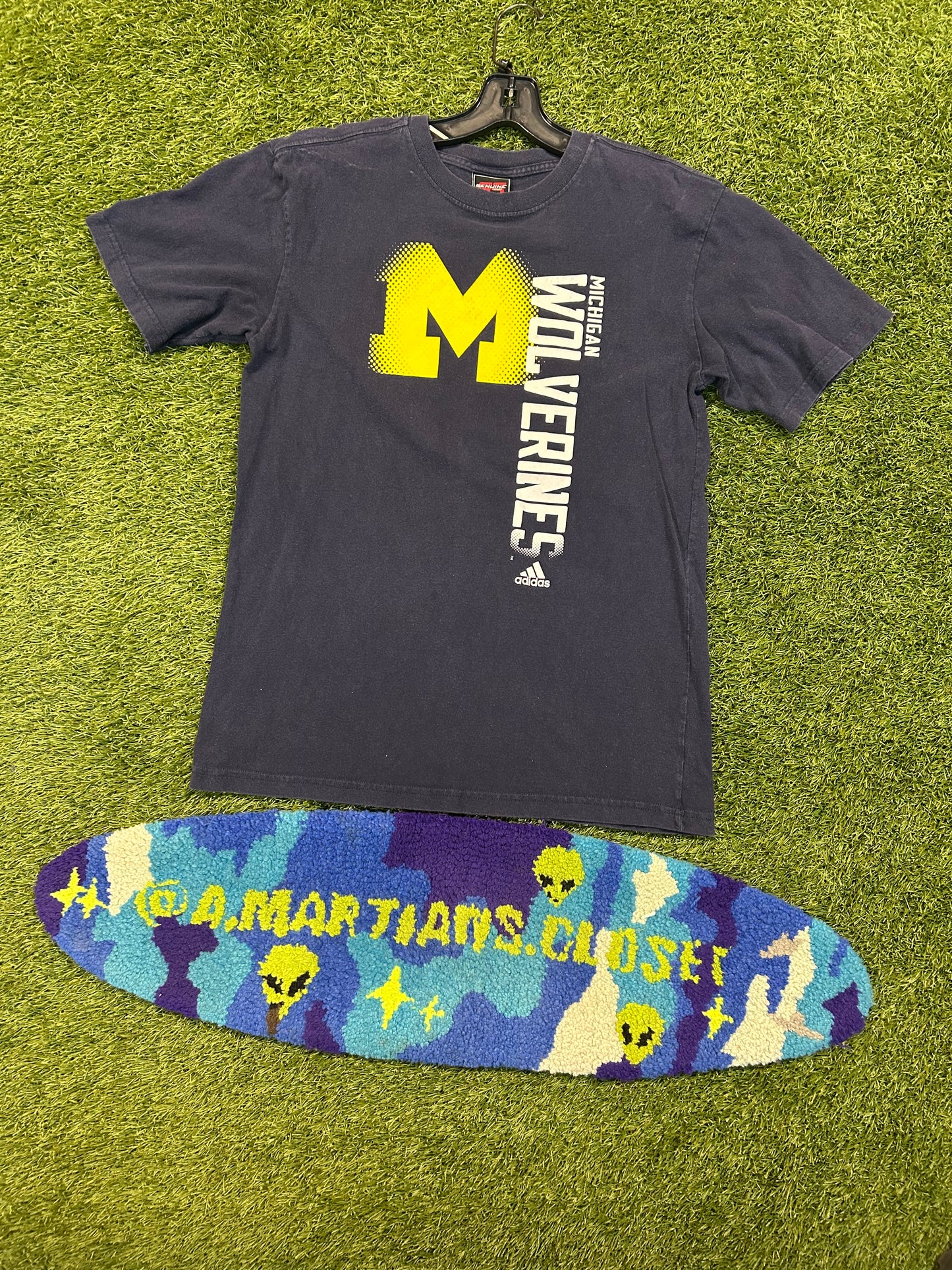 Y2K Adidas X Michigan Wolverines Tee