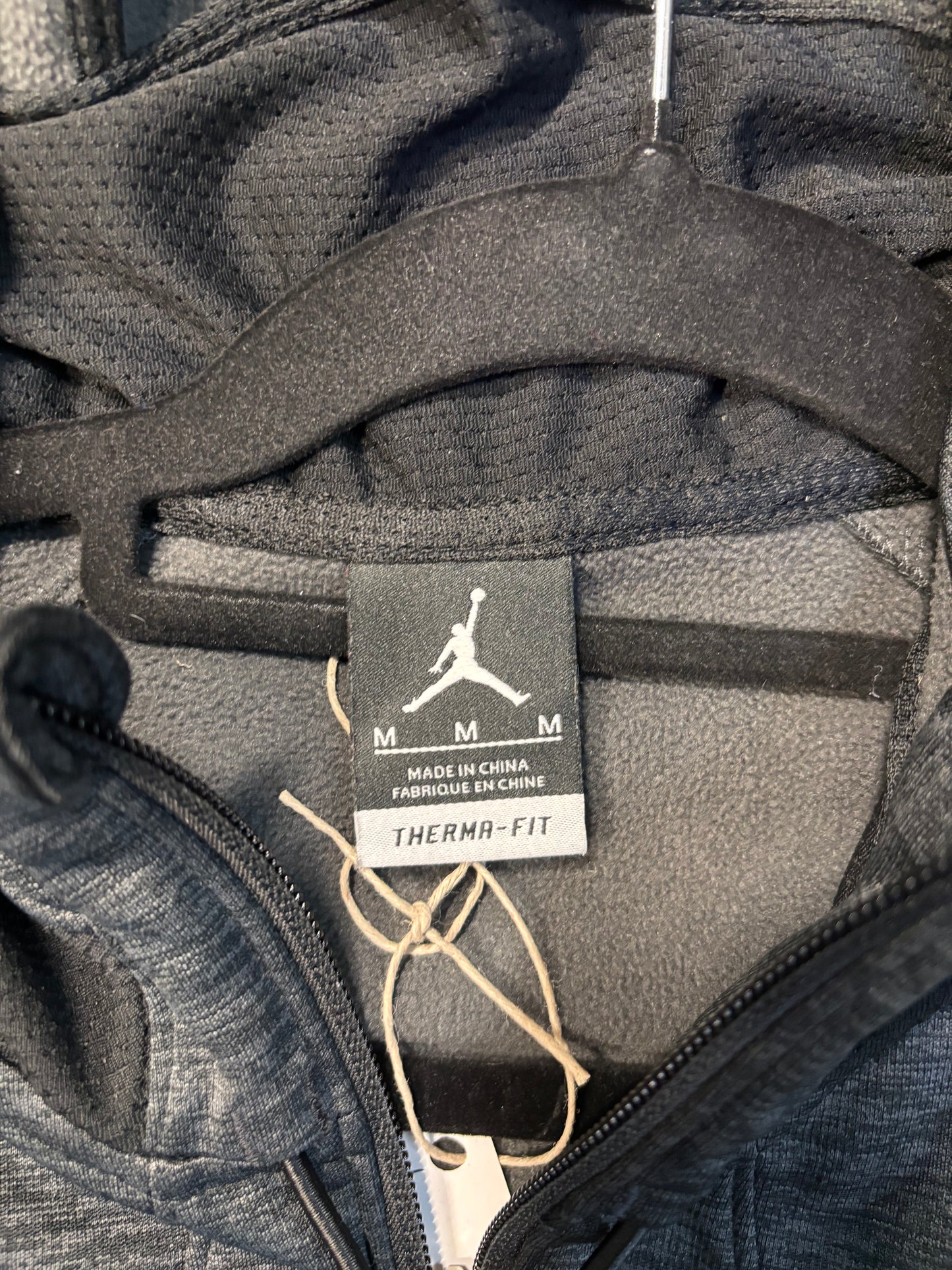 Woman’s Dark Grey and Black Jordan DRI-FIT Jacket Size Medium