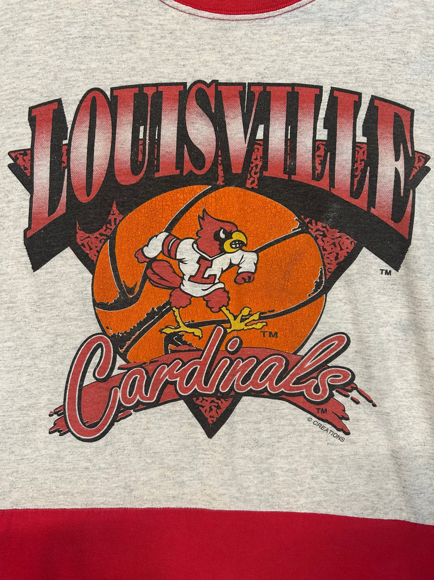 Vintage University Of Louisville Cardinals Basketball Tee