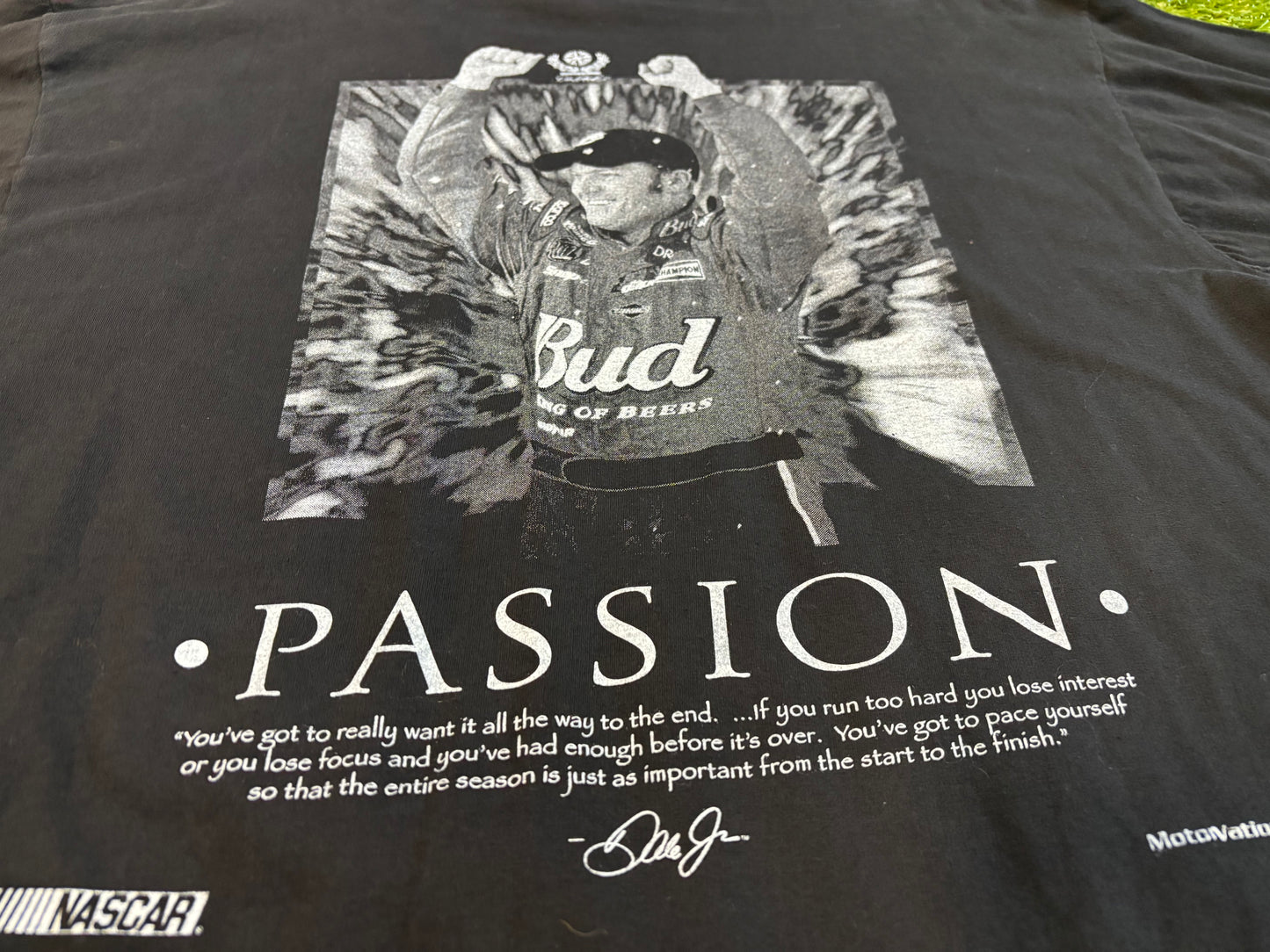 Dale Earnhardt Jr “Passion”Bud king of beers NASCAR T-shirt Size 2XL Rockit tag