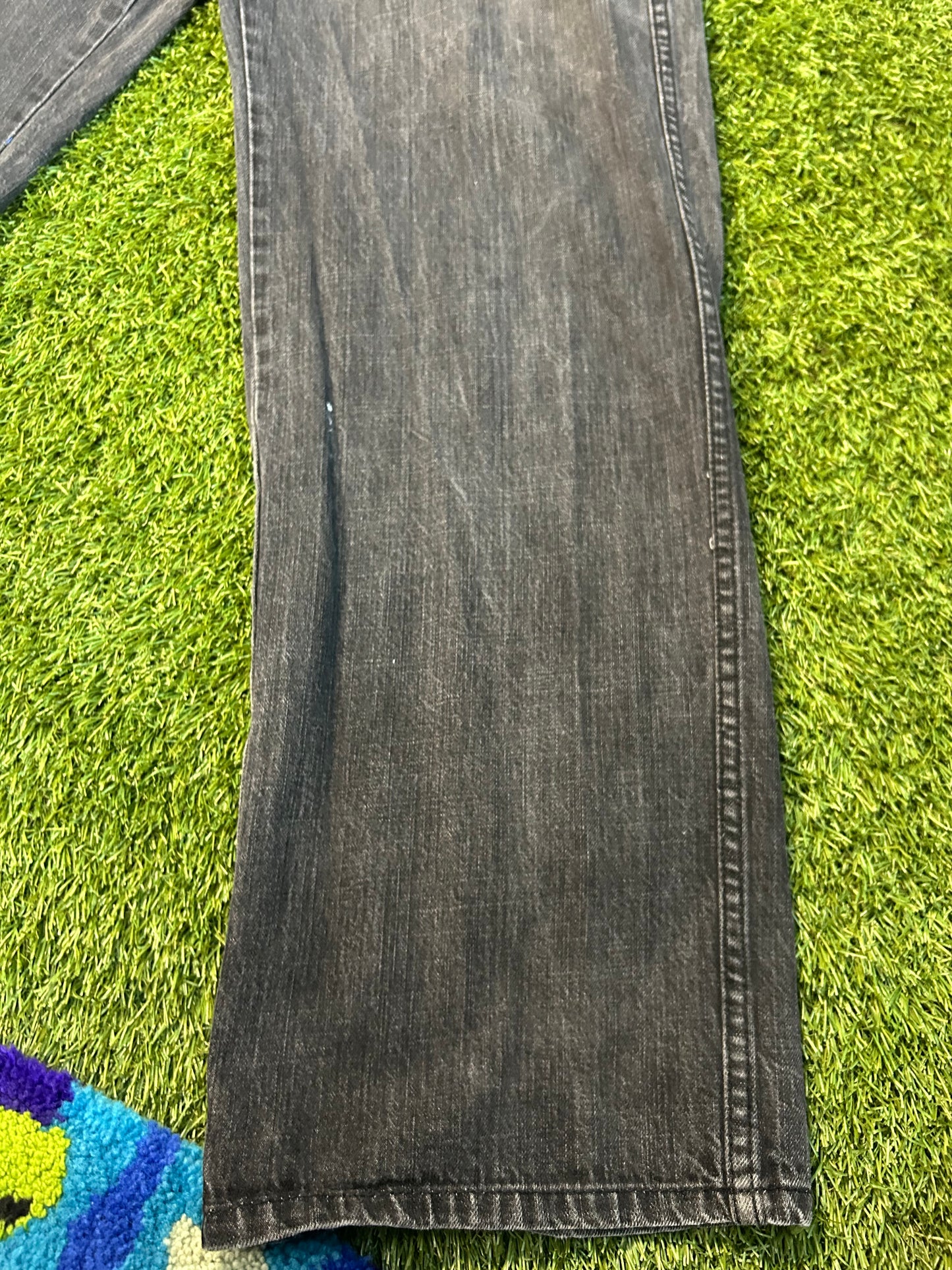 Y2K Green Snake Pelle Pelle Denim Jeans