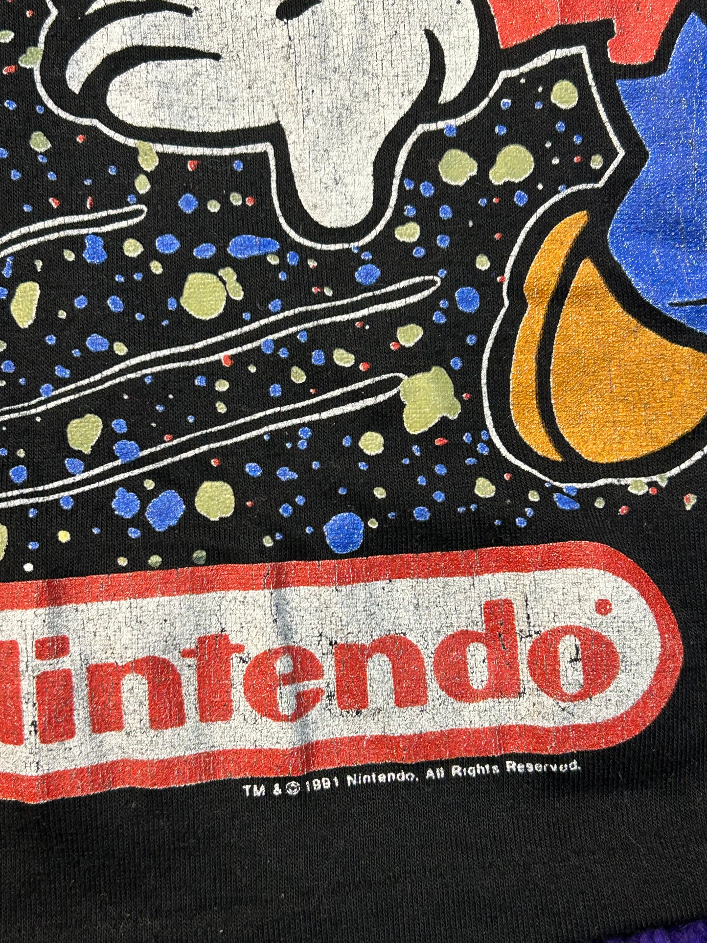 Vintage 1991 Nintendo Super Mario Kids Tee