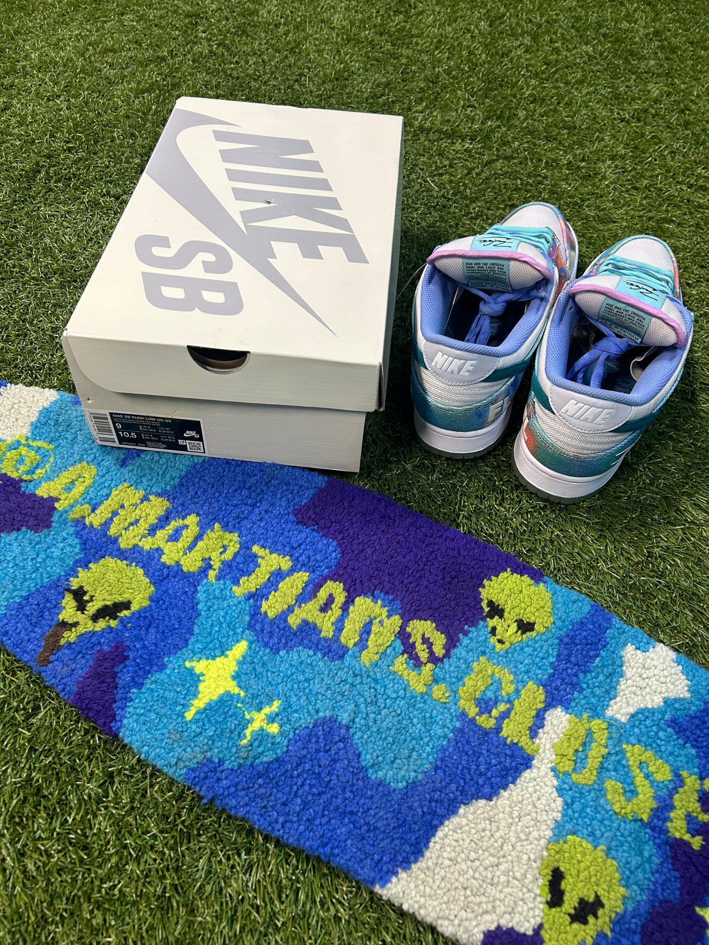 Nike SB Dunk Low Futura Bleached Aqua
