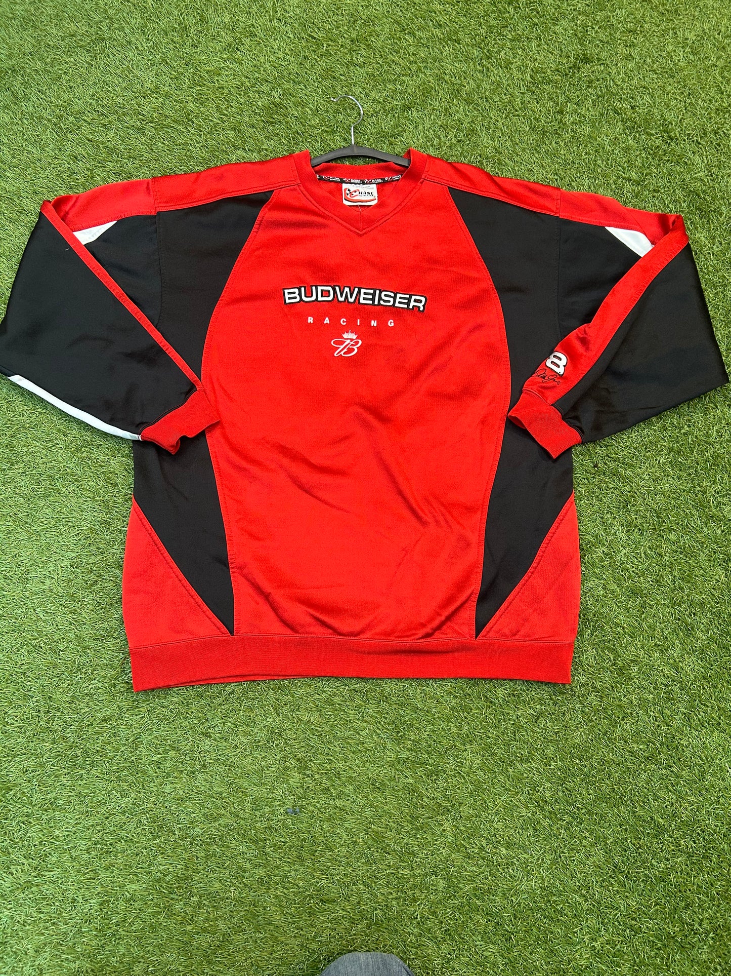 Vintage Budweiser Racing Crewneck