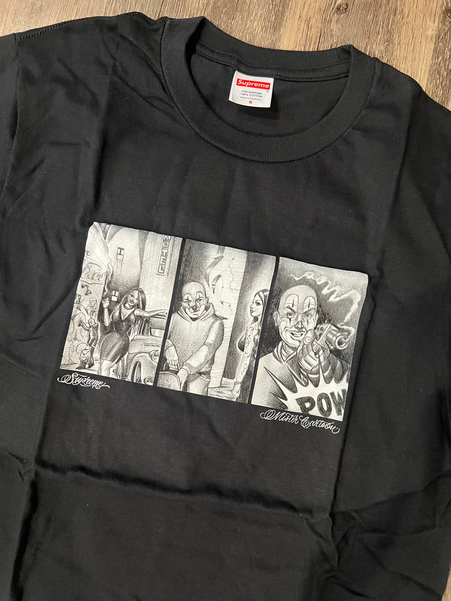 Supreme “Mister Cartoon” Tee (Black)