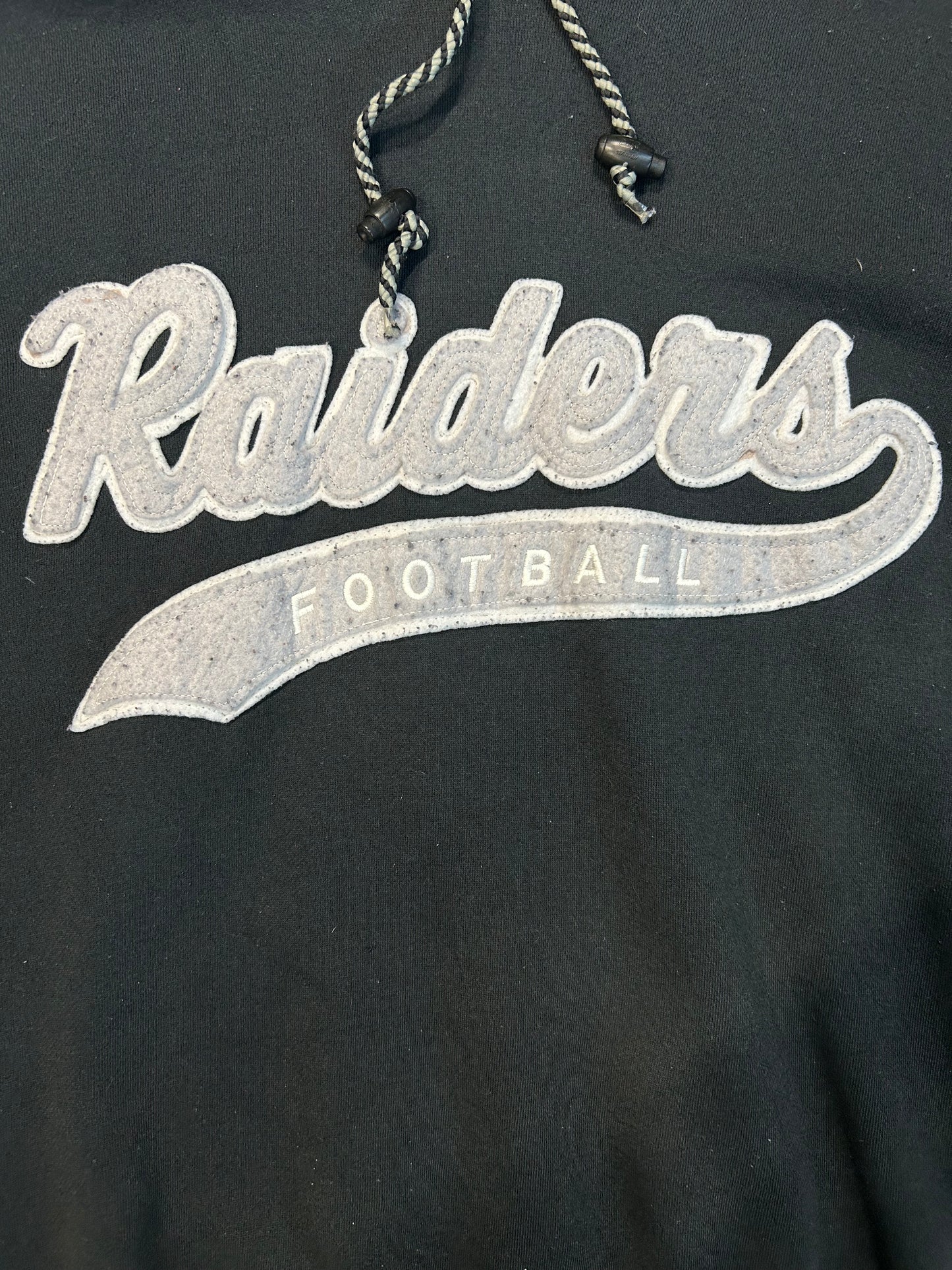 Vintage 90s Raiders Football Starter Hoodie W/Pockets