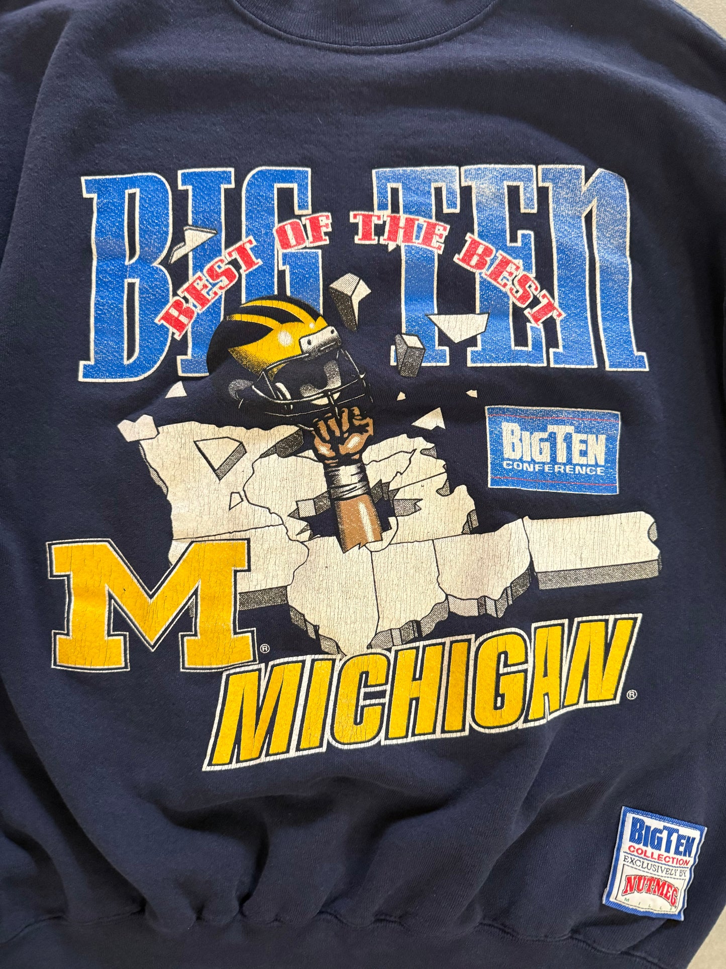 Vintage Michigan Wolverine’s “Big Ten”Crewneck