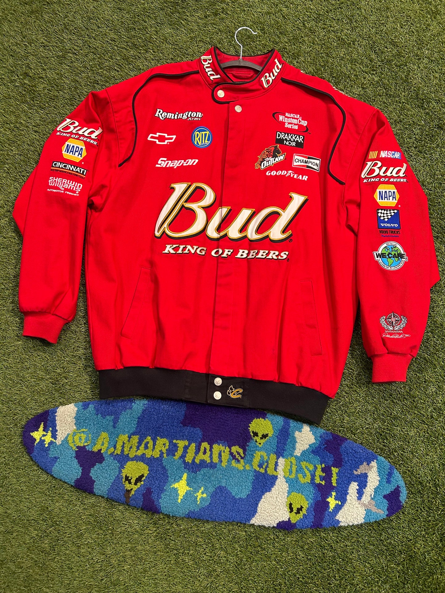 Vintage Dale Earnhardt Jr Budweiser NASCAR Jacket