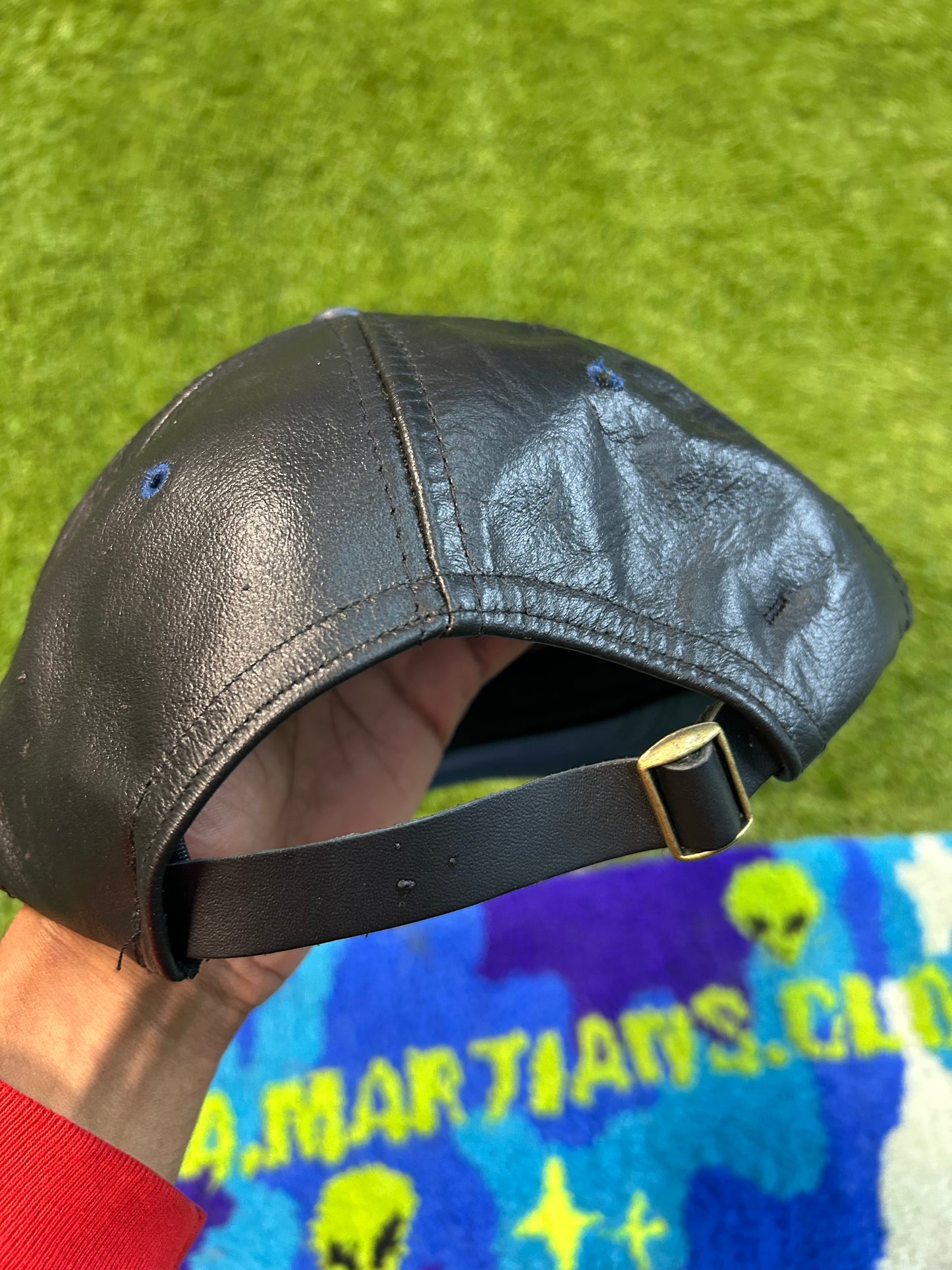 Vintage Rusty Wallace Miller Lite #2 NASCAR Leather Hat
