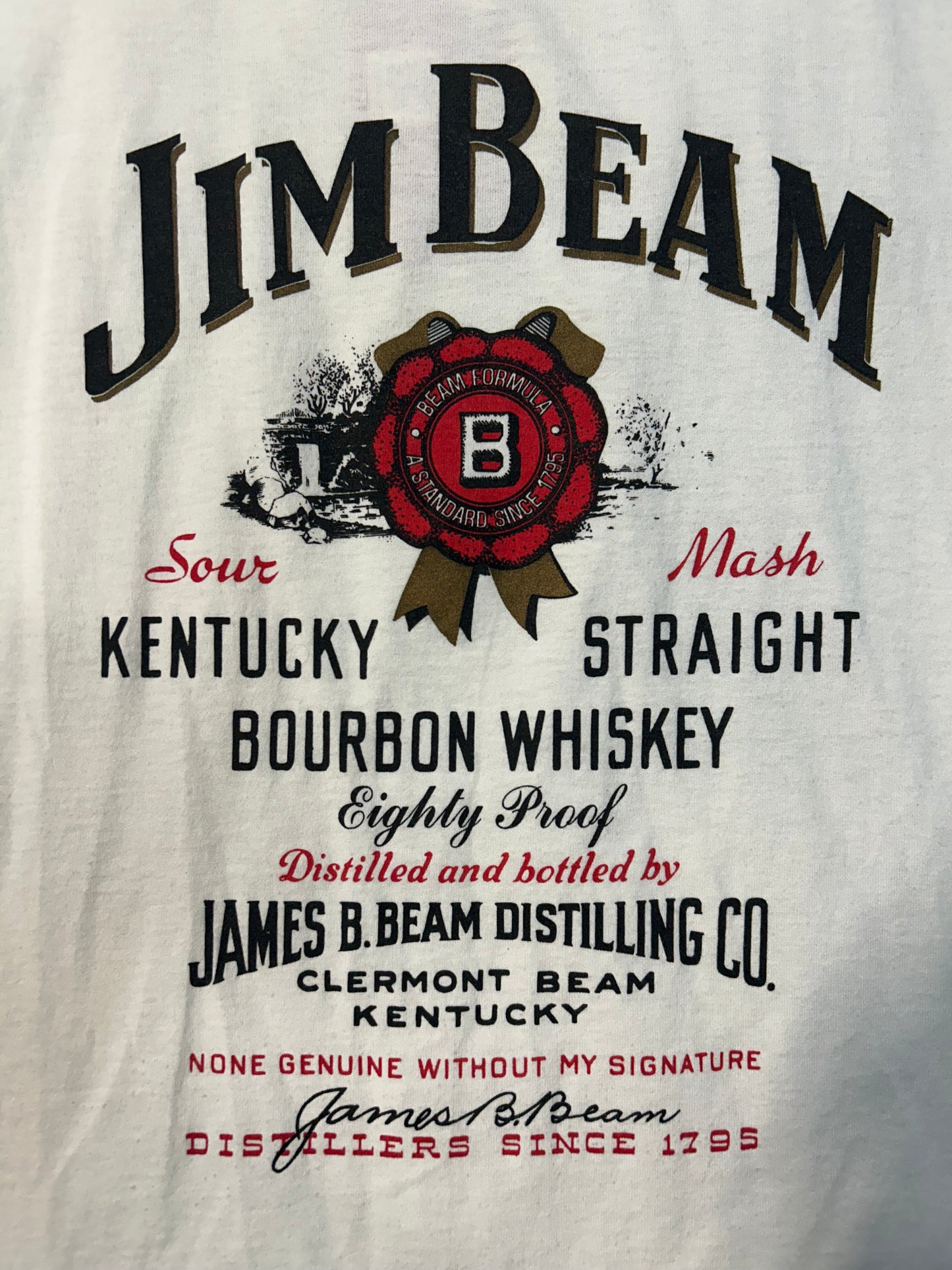 Vintage 90s Jim Bean Bourbon Whiskey Tee