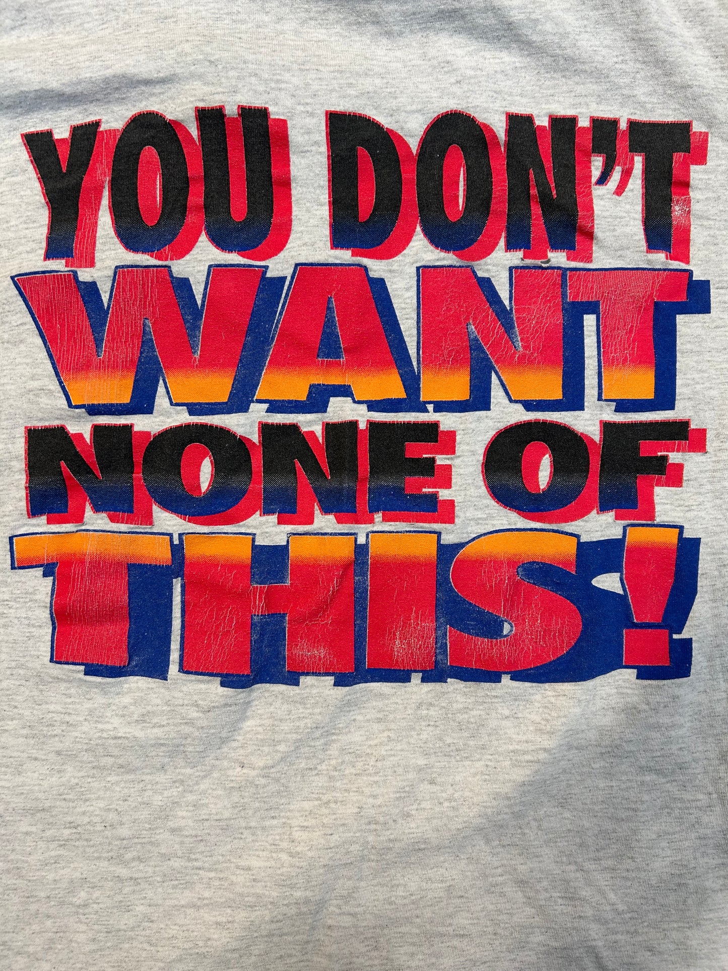 Rare Vintage 1995 Looney Toons You Don’t Want None Of This Tee