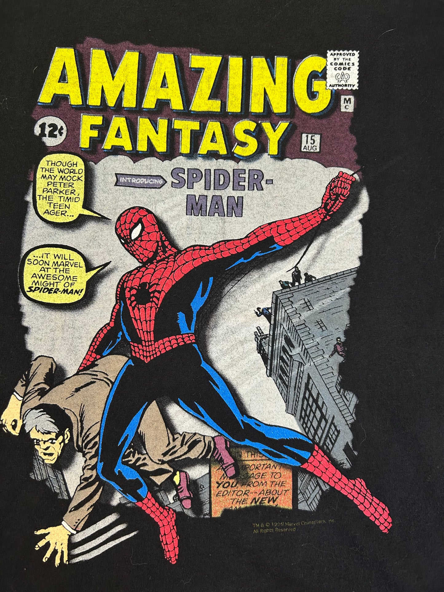 Vintage 1999 Spider-Man Amazing Fantasy Tee