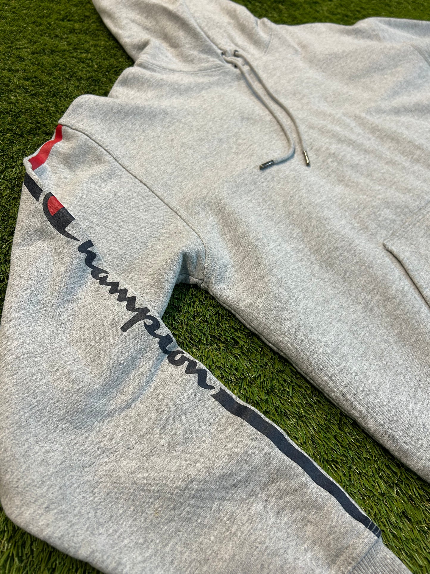 Champion Hoodie Plain Jane Grey
