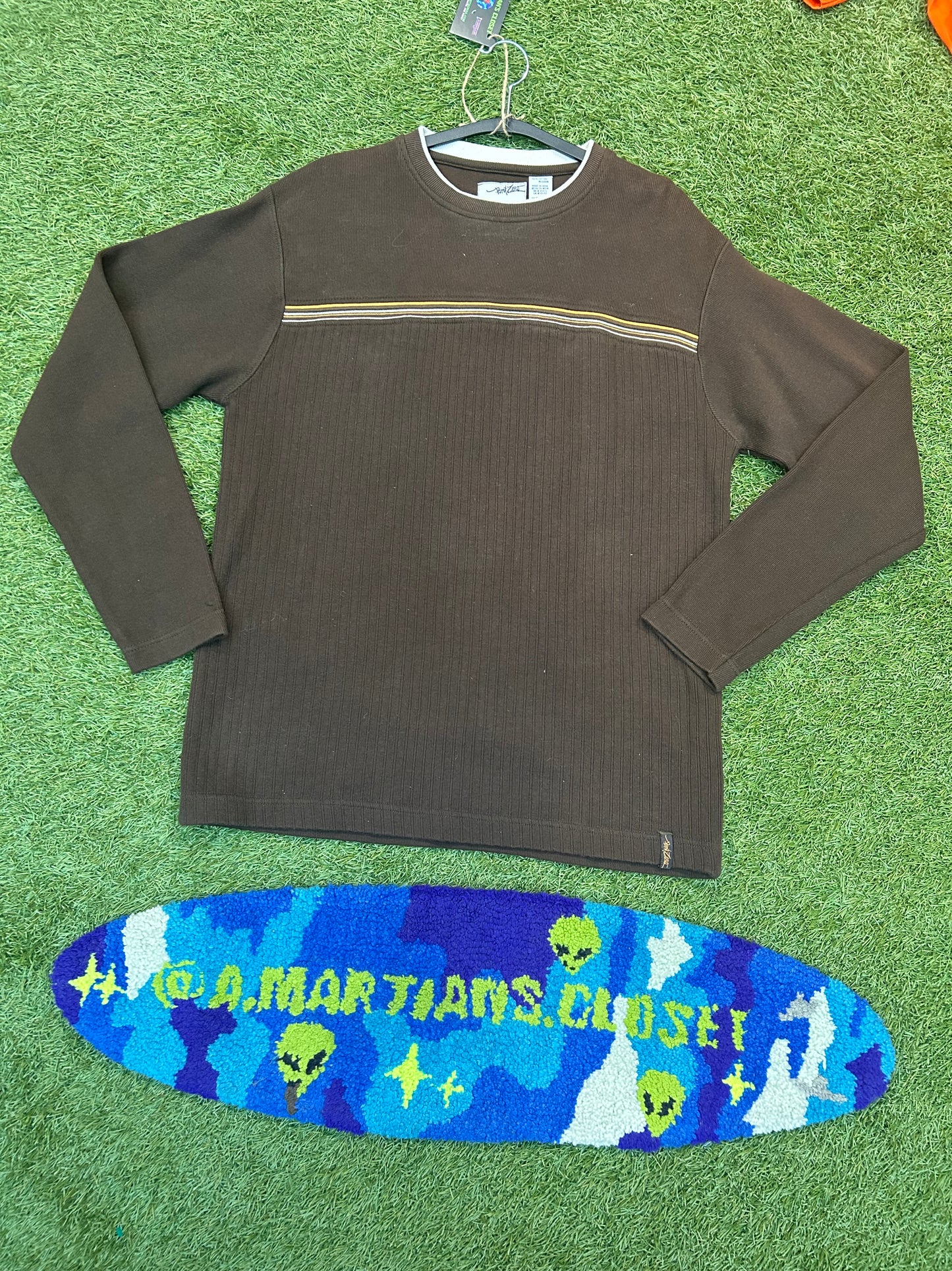 Y2K Point Zero Brown Crewneck
