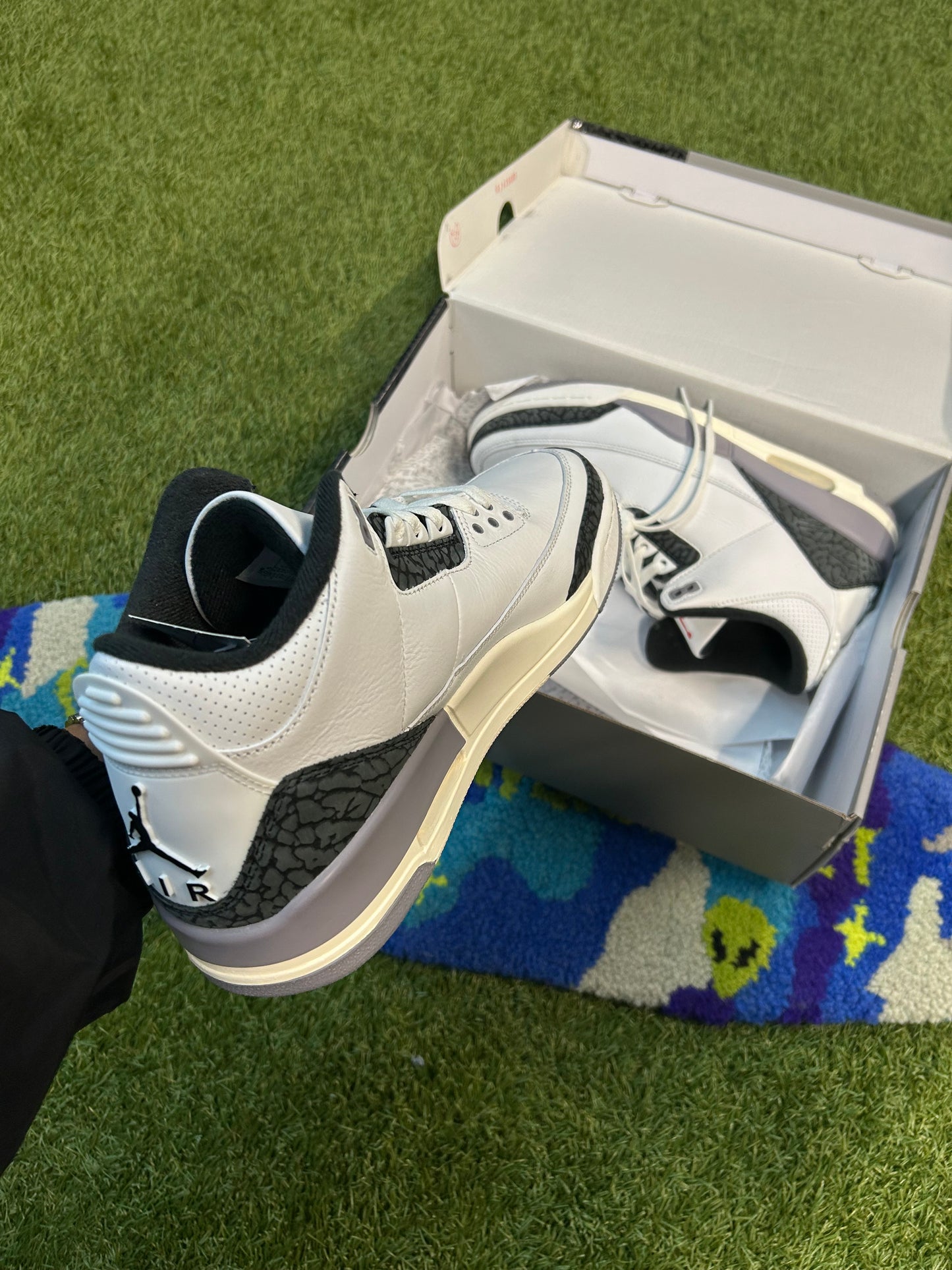 Jordan Retro 3 White Cement Reimagined