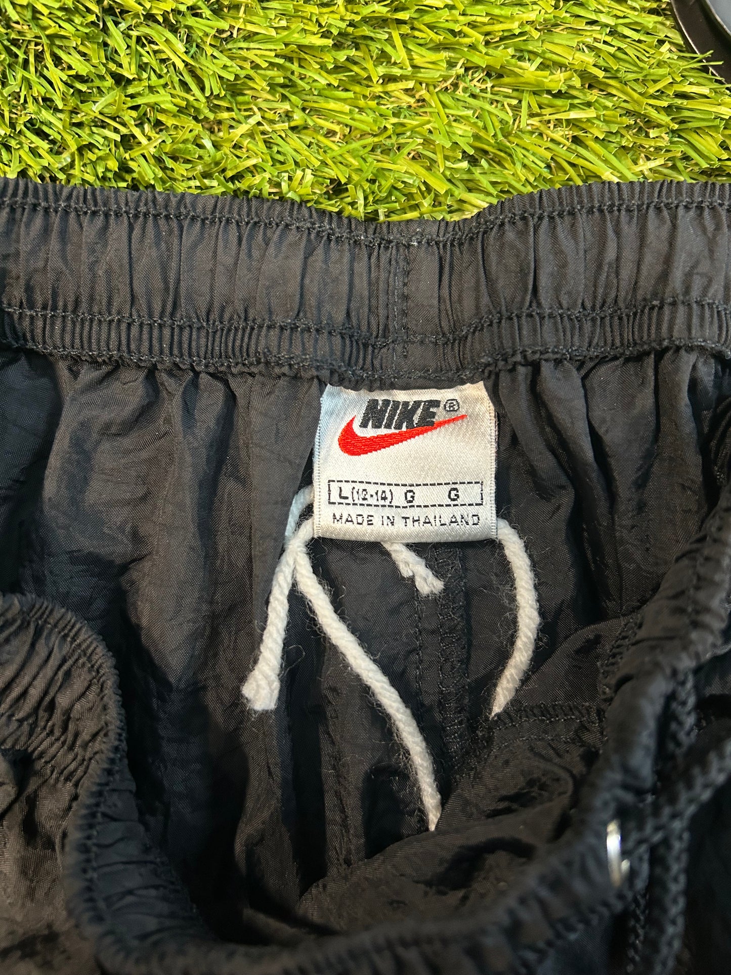 Vintage 90s All Black Nike Running Shorts