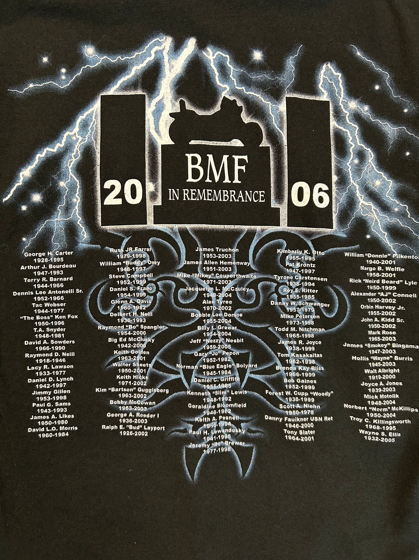 Y2K Bikers Memorial Clean 2006 Tee