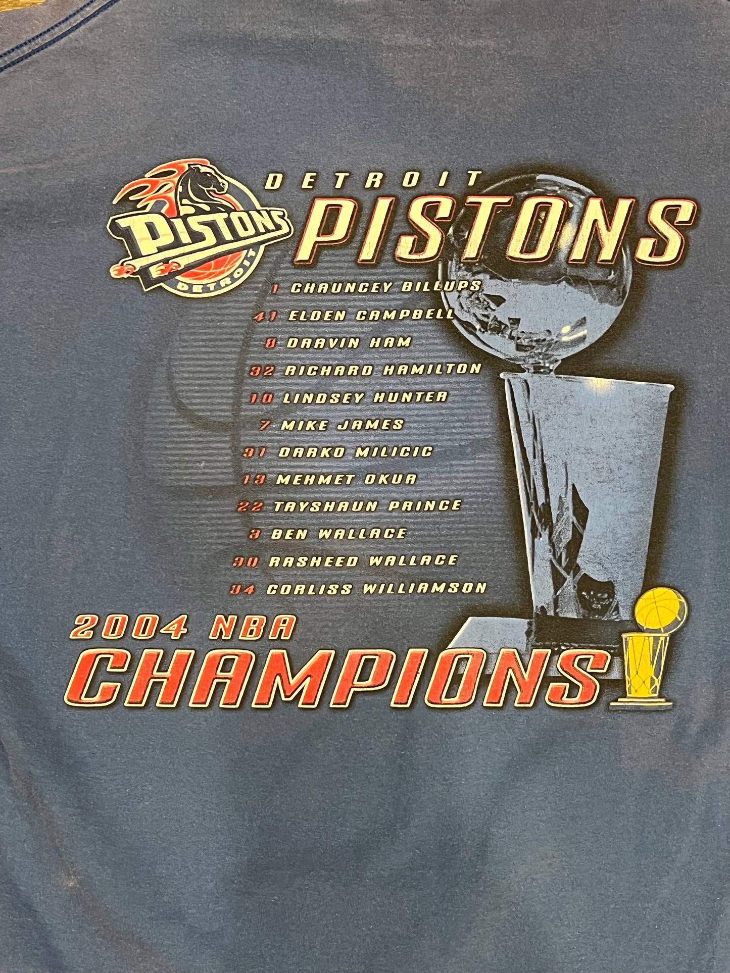 Vintage Detroit Pistons 04’ Championship Tee
