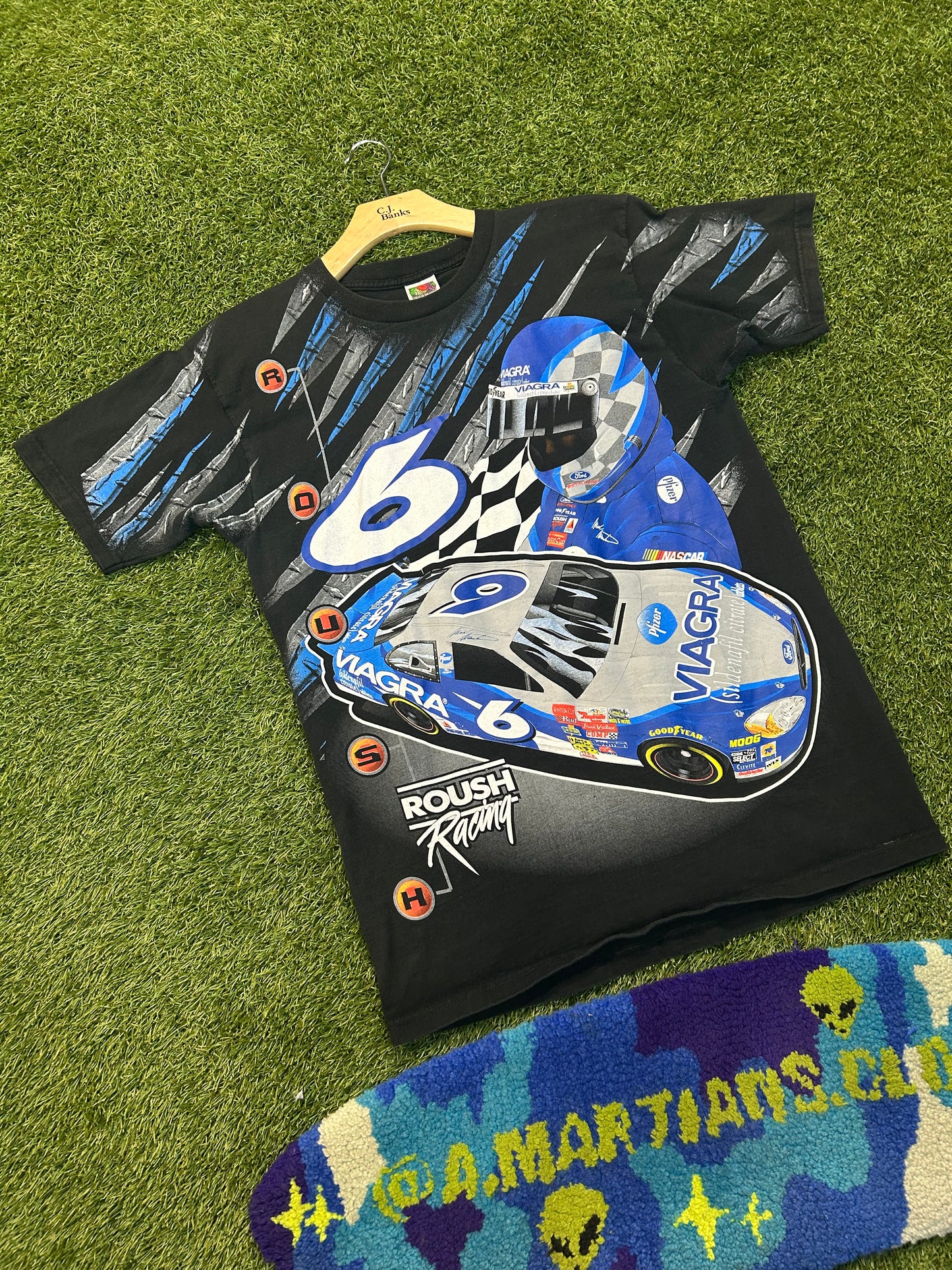 Y2K Mark Martin #6 Roush Racing NASCAR AOP Tee