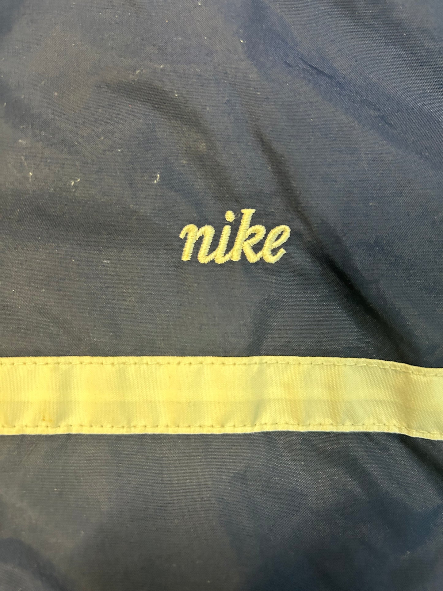 Y2K Nike One Stripe Across Track Jacket W/Hood