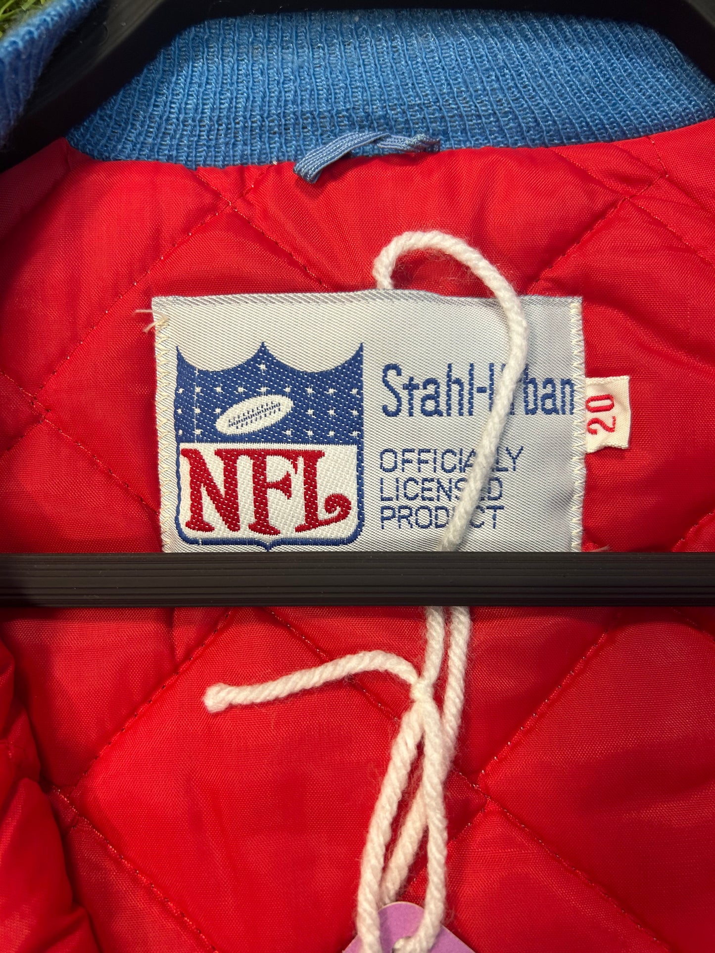 Vintage 80s NFL Houston Oilers Satin Jacket