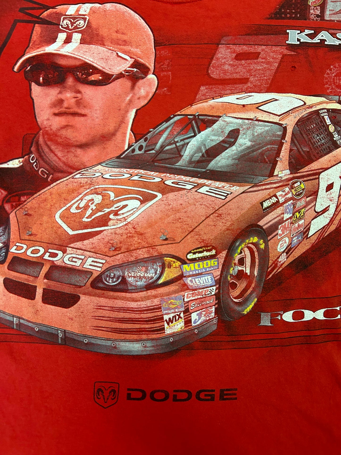 Y2K Vintage 2005 Kasey Kahne #9 Dodge NASCAR Tee
