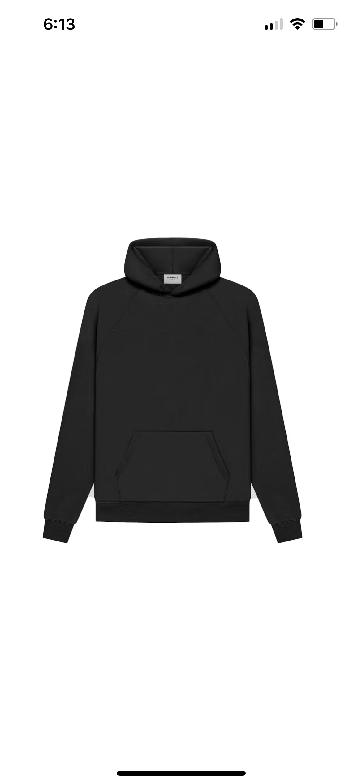 Essentials Fear Of God Hoodie Oversized