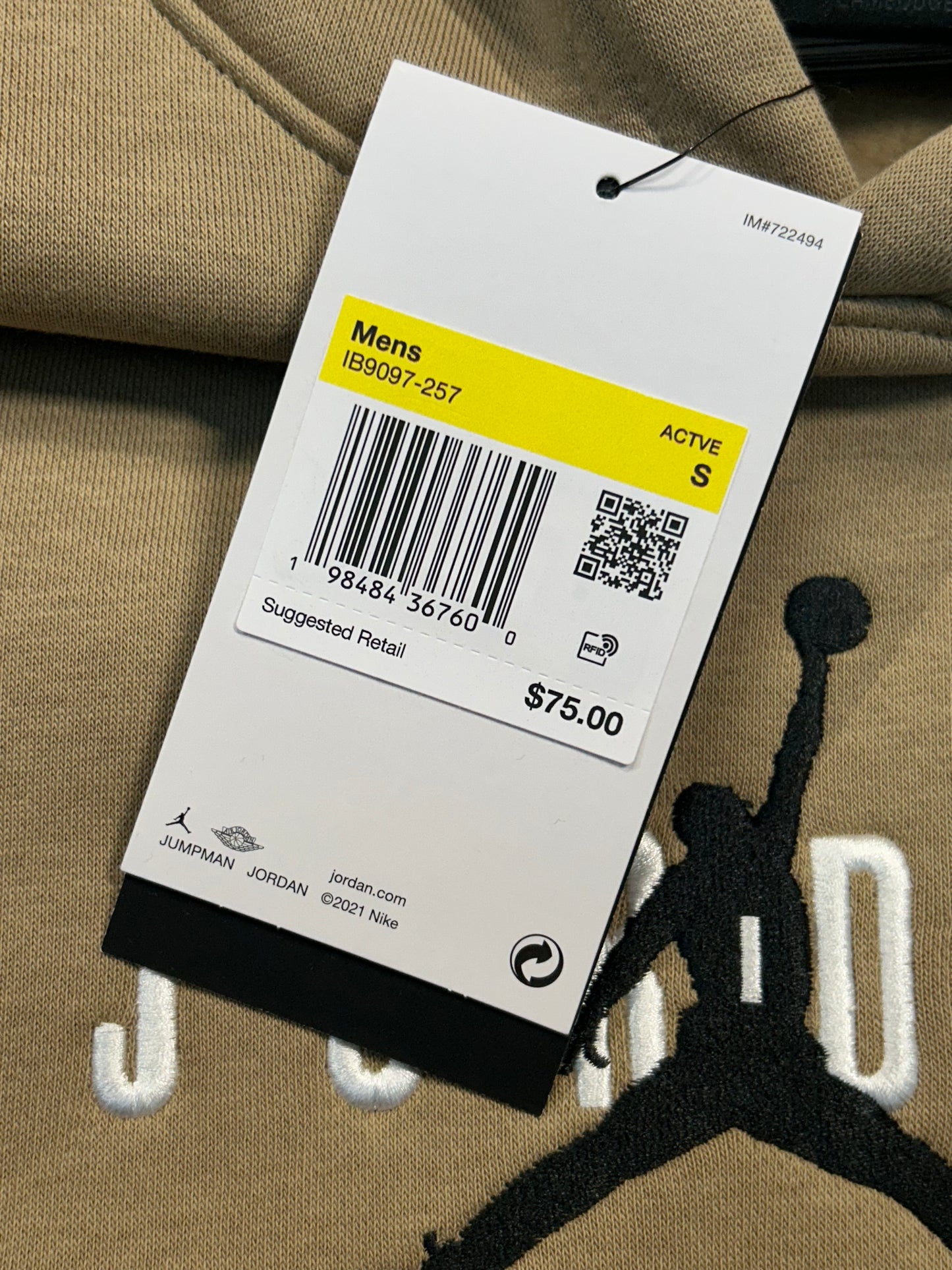 New Age Tan Jordan Hoodie