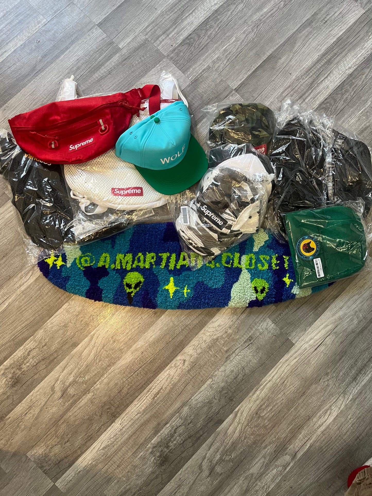 Supreme Layered Camo Camp Cap
