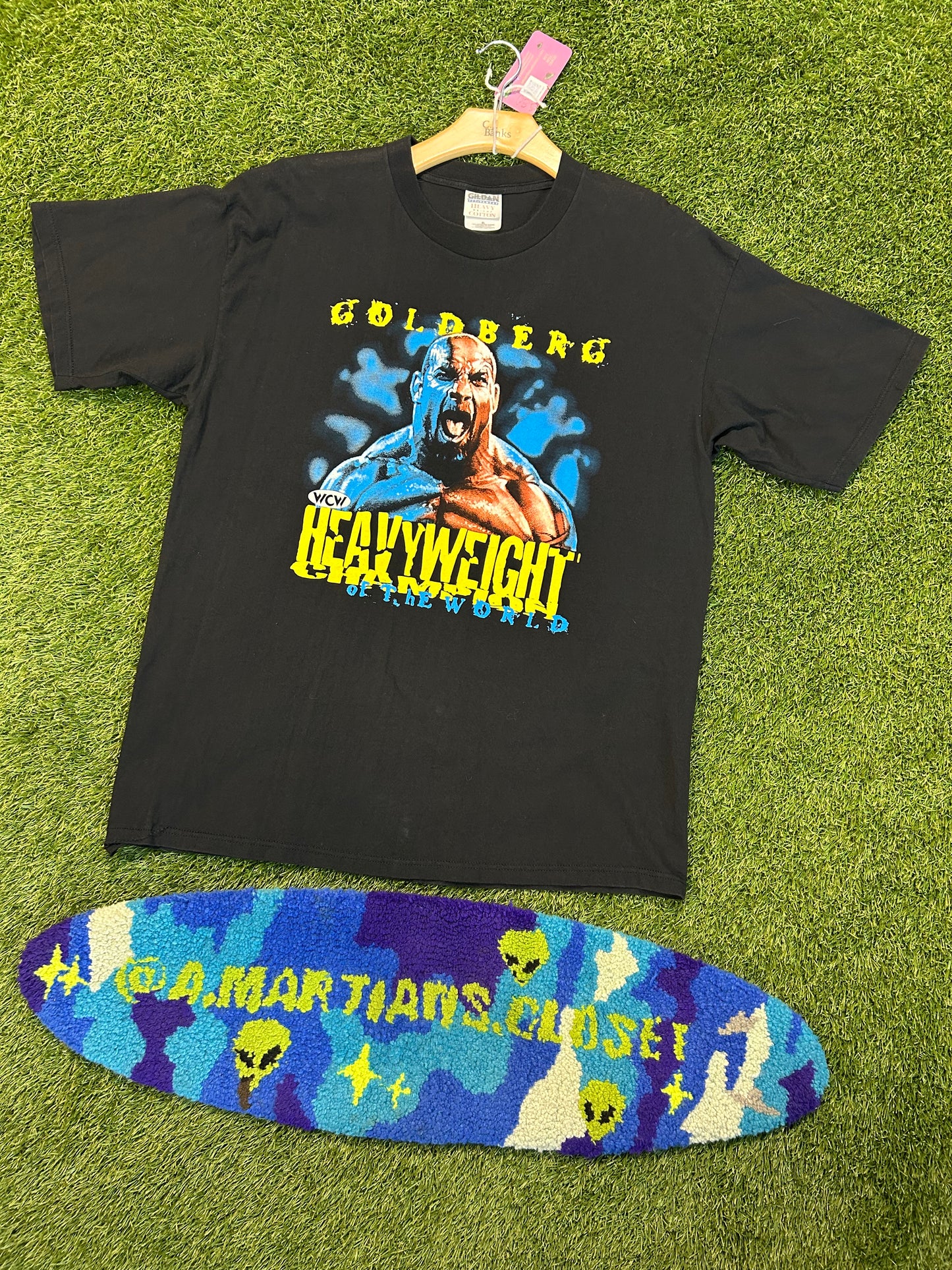 Vintage 90s WCW Heavyweight Of The World Goldberg Tee