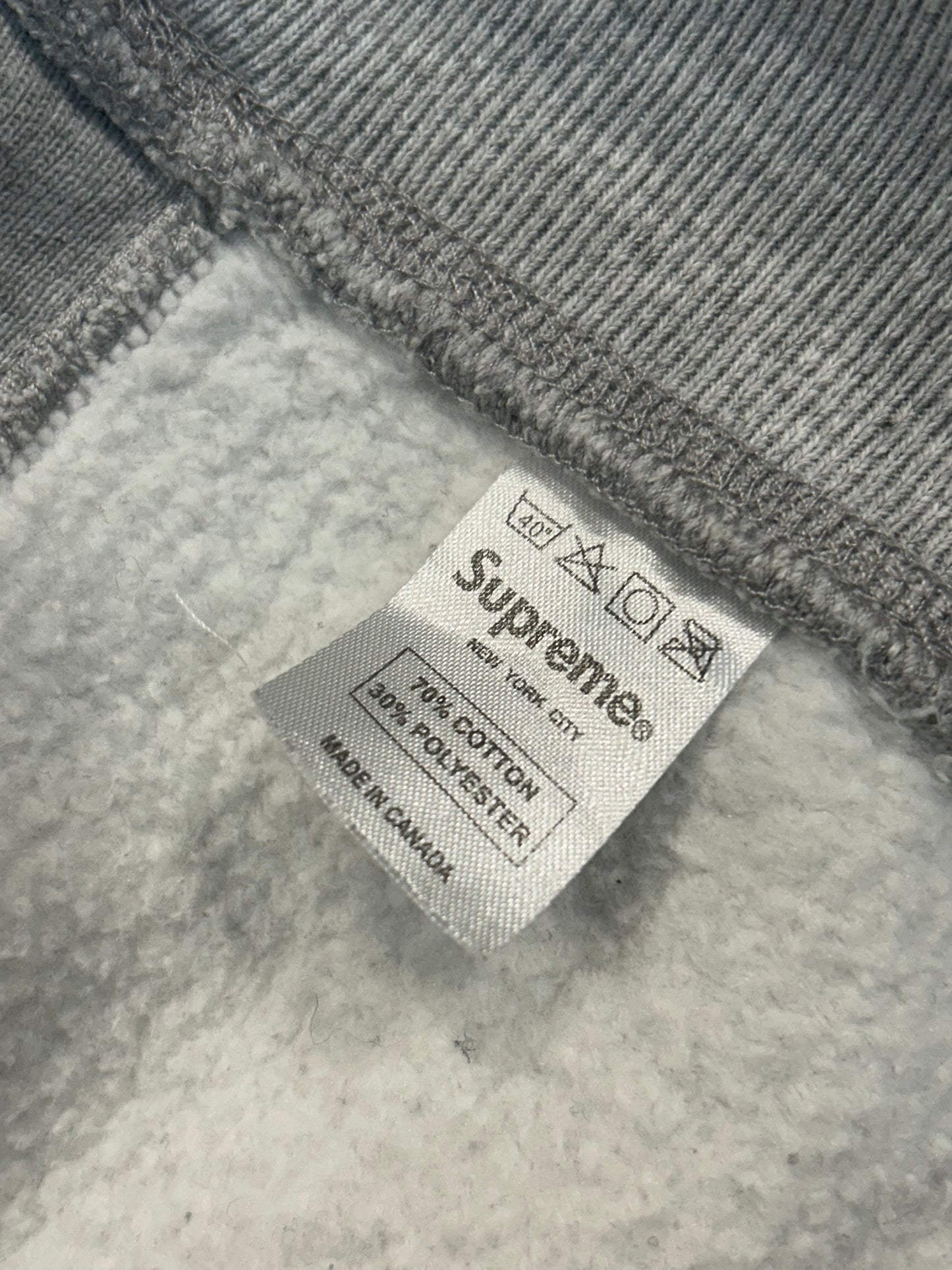 Rare Y2K Supreme Silver On Silver BoGo Crewneck(2003)
