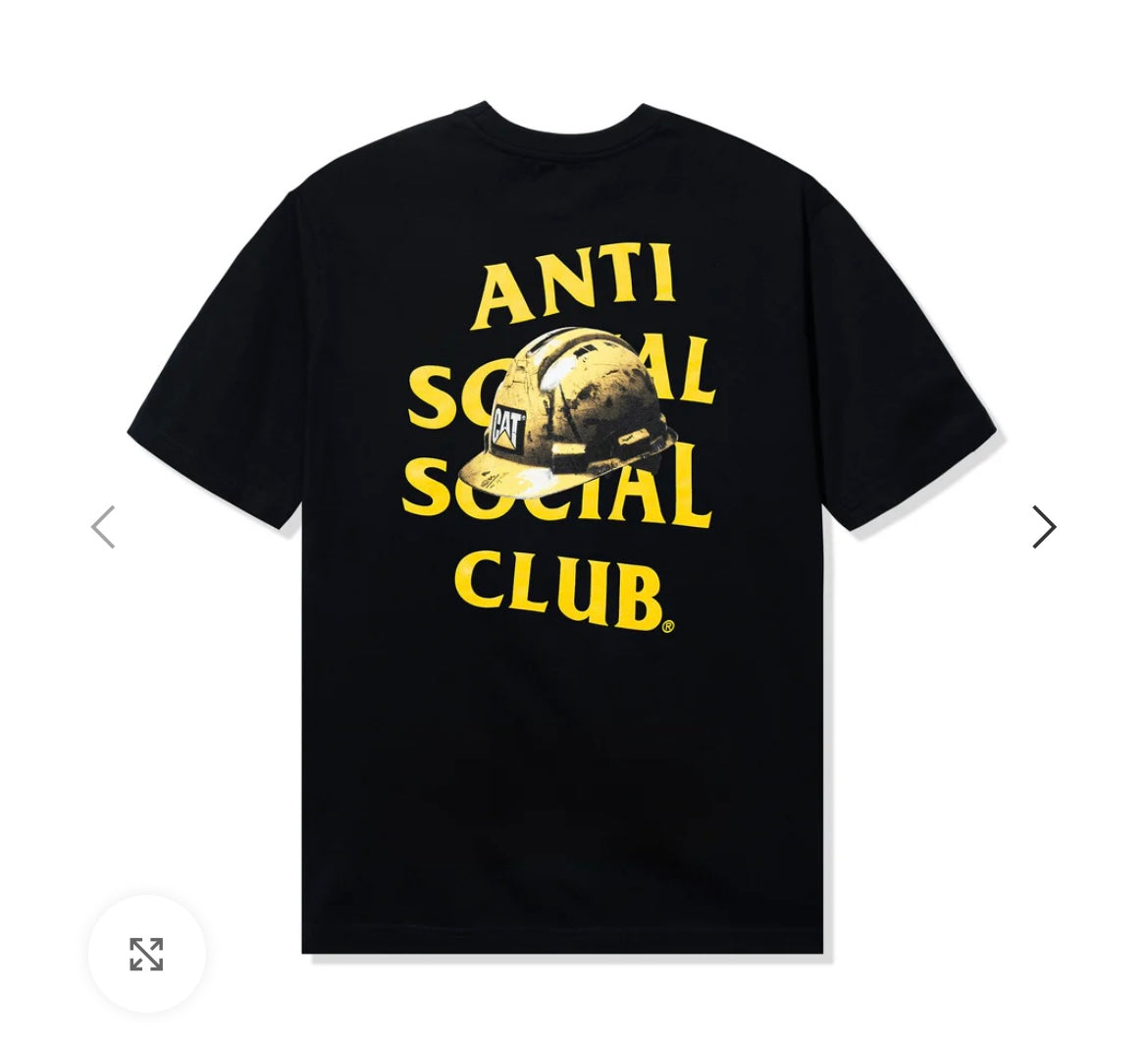 Anti Social Social Club X Caterpillar Hard Hat Tee