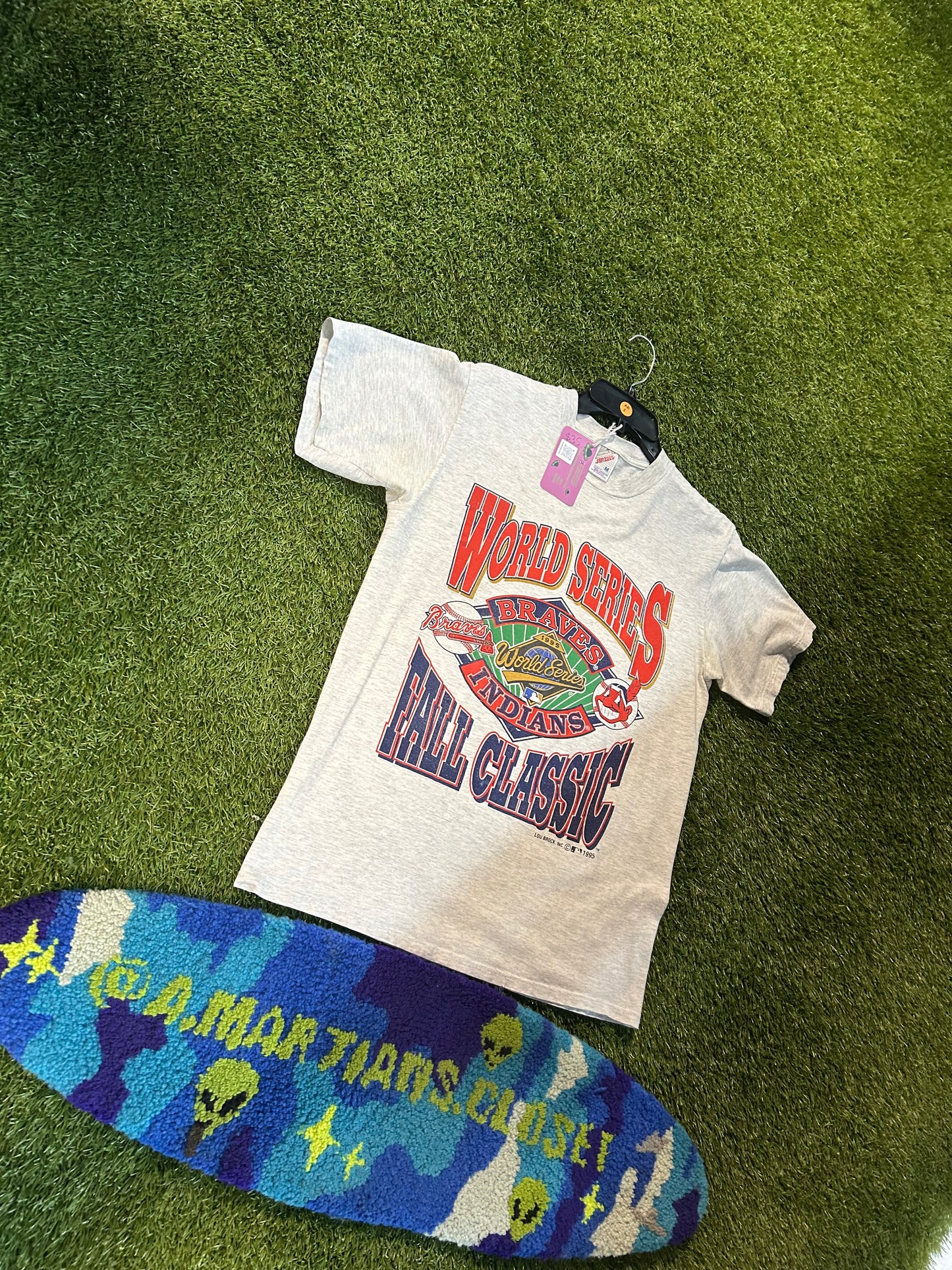 Vintage 1995 Brave Vs Indians World Series tee