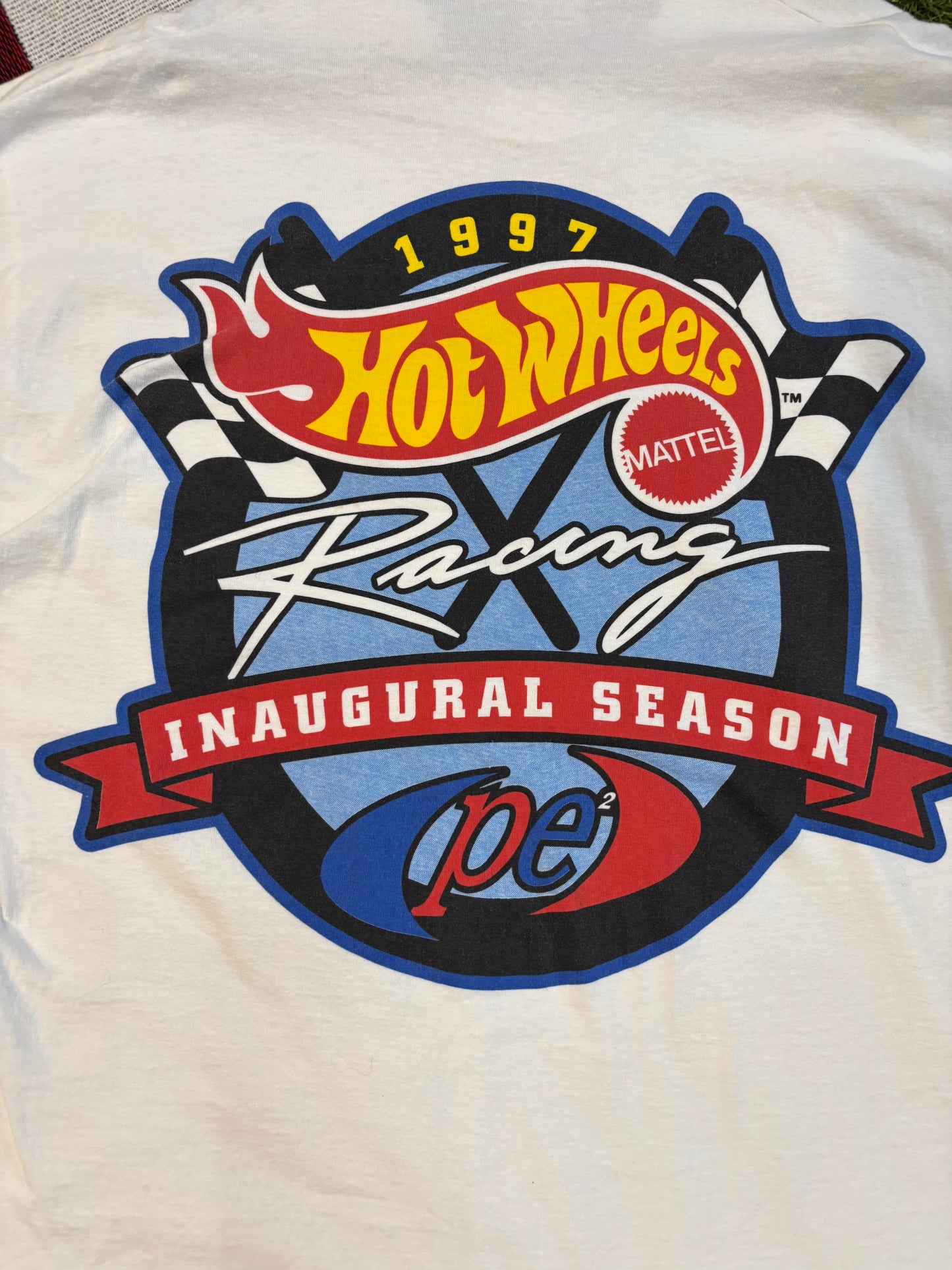 Vintage Single Stitch 1997 Kyle Petty Inaugural Season Hot Wheels Racing T-Shirt Size XXL Fruit Of The Loom Heavyweight Cotton Tag