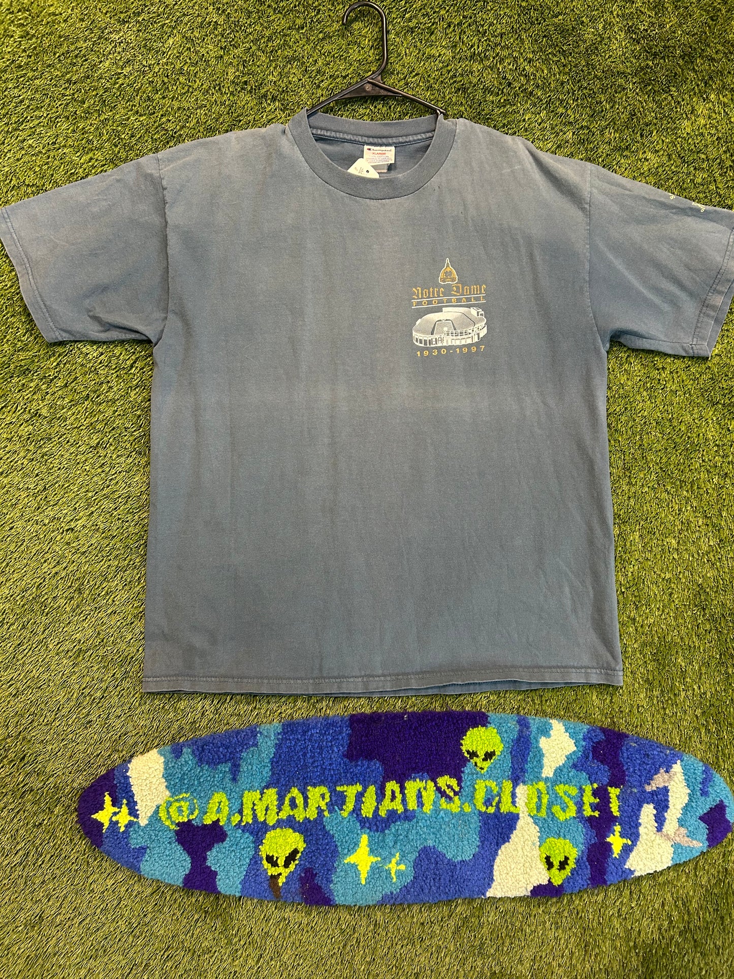 Vintage Champion Notre Dame Football Tee