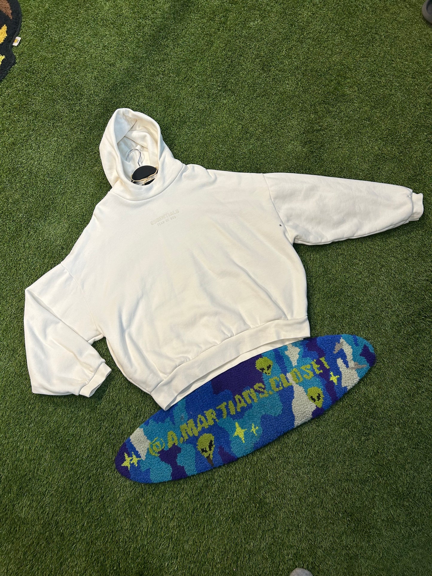 Fear Of God Essentials Light Cream Hoodie