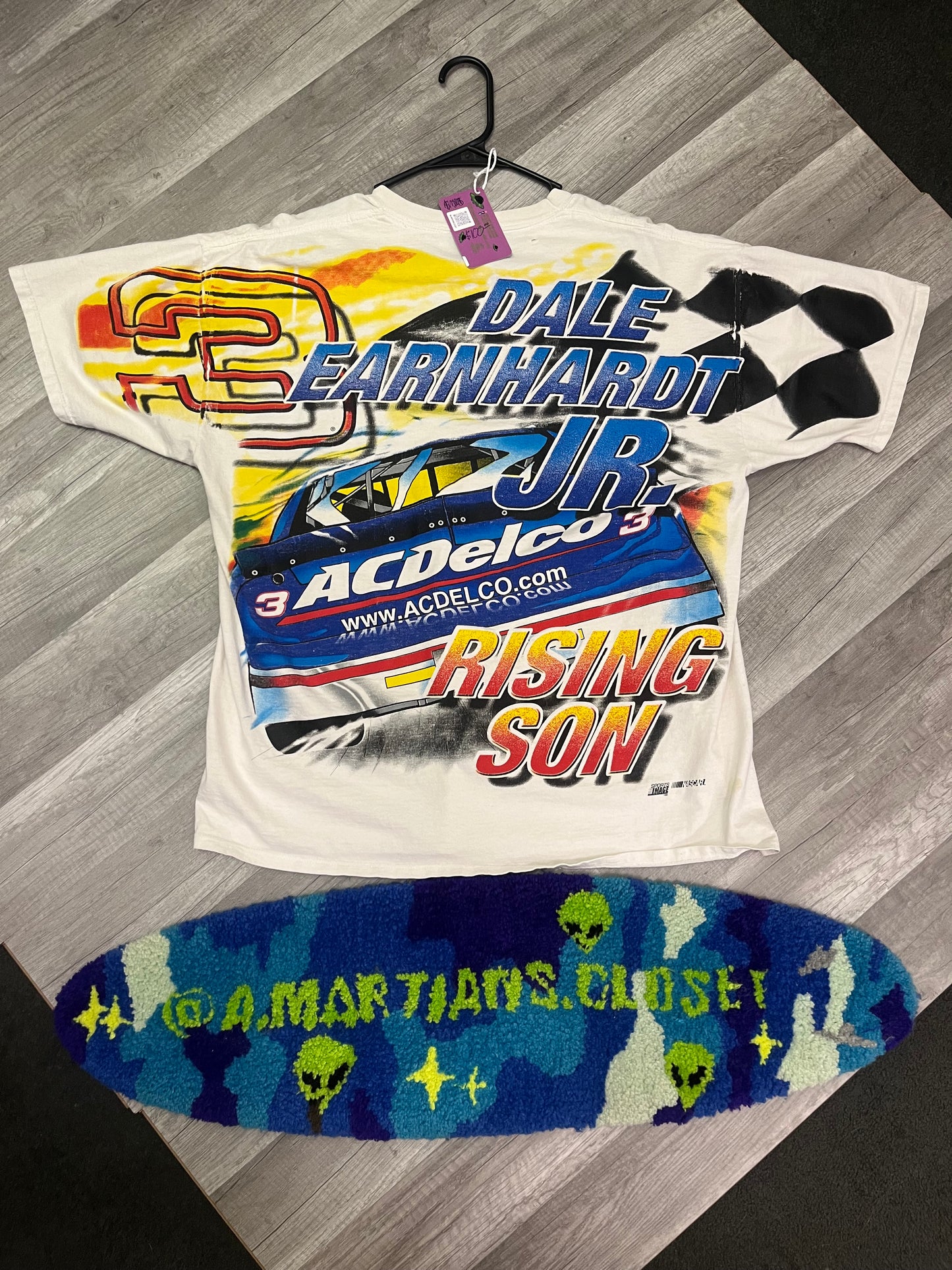 Vintage Dale Earnhardt jr All Over Print Race Tee