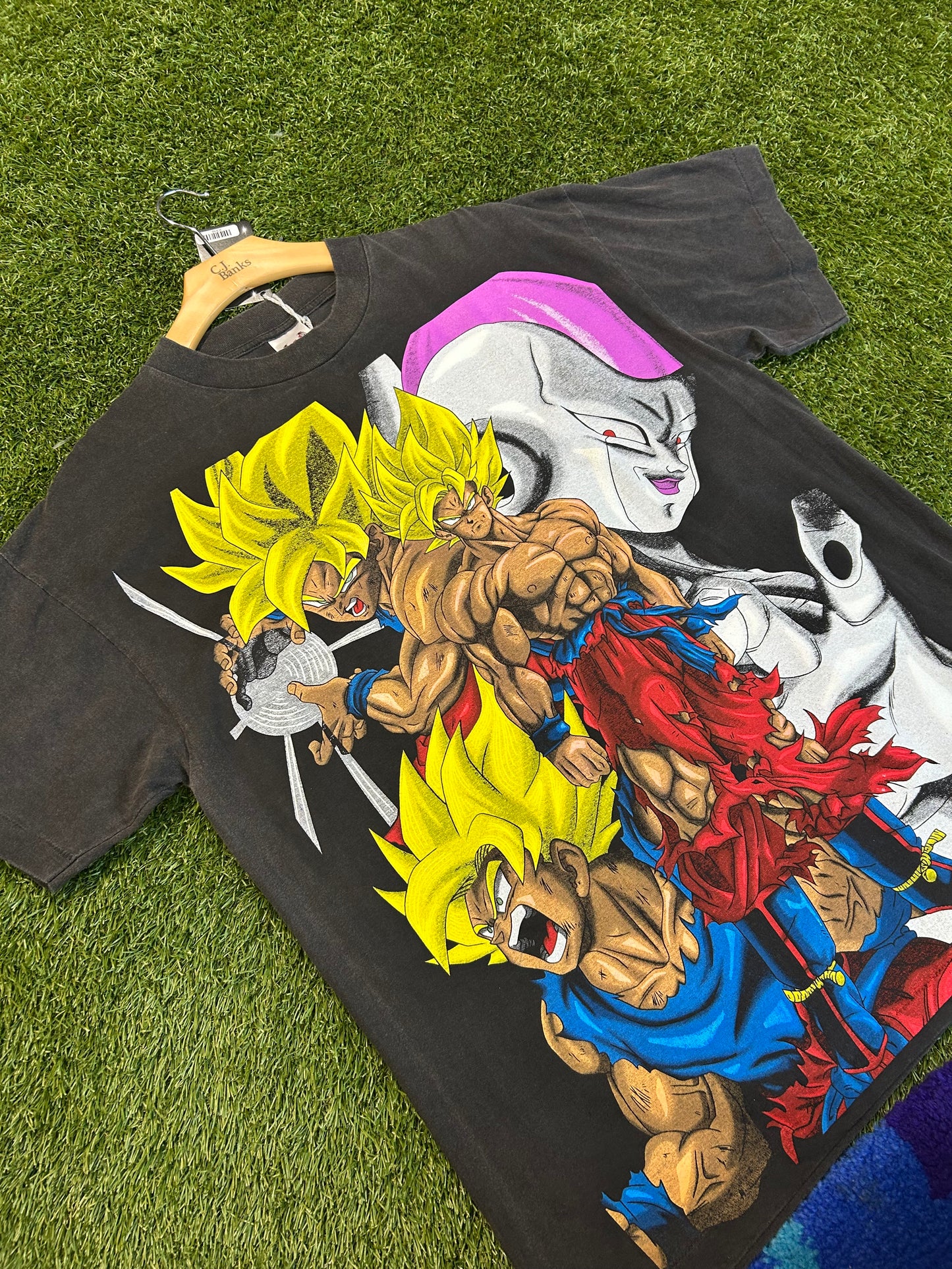 Y2K Bootleg Dragon Ball Z AOP Goku Fights Freeza Tee