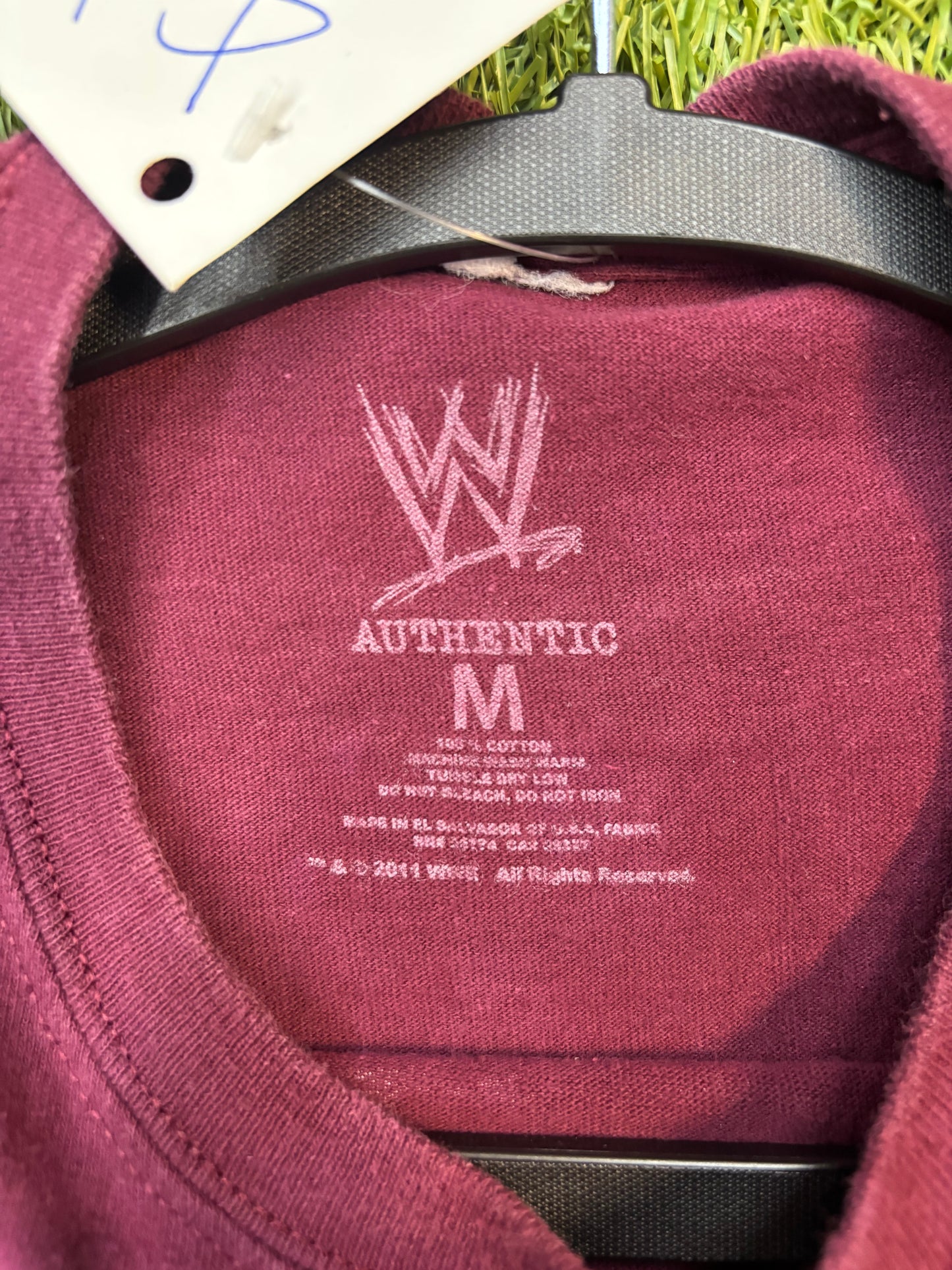 WWE Authentic YES! YES! YES! Daniel Bryan Maroon Cotton T-Shirt