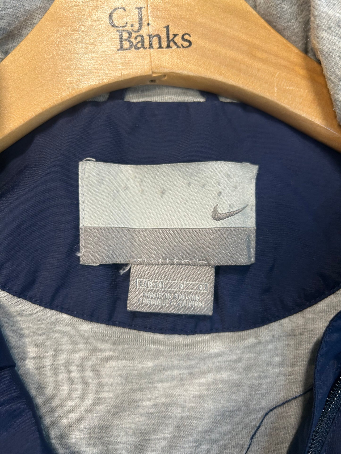 Y2K Nike One Stripe Across Track Jacket W/Hood
