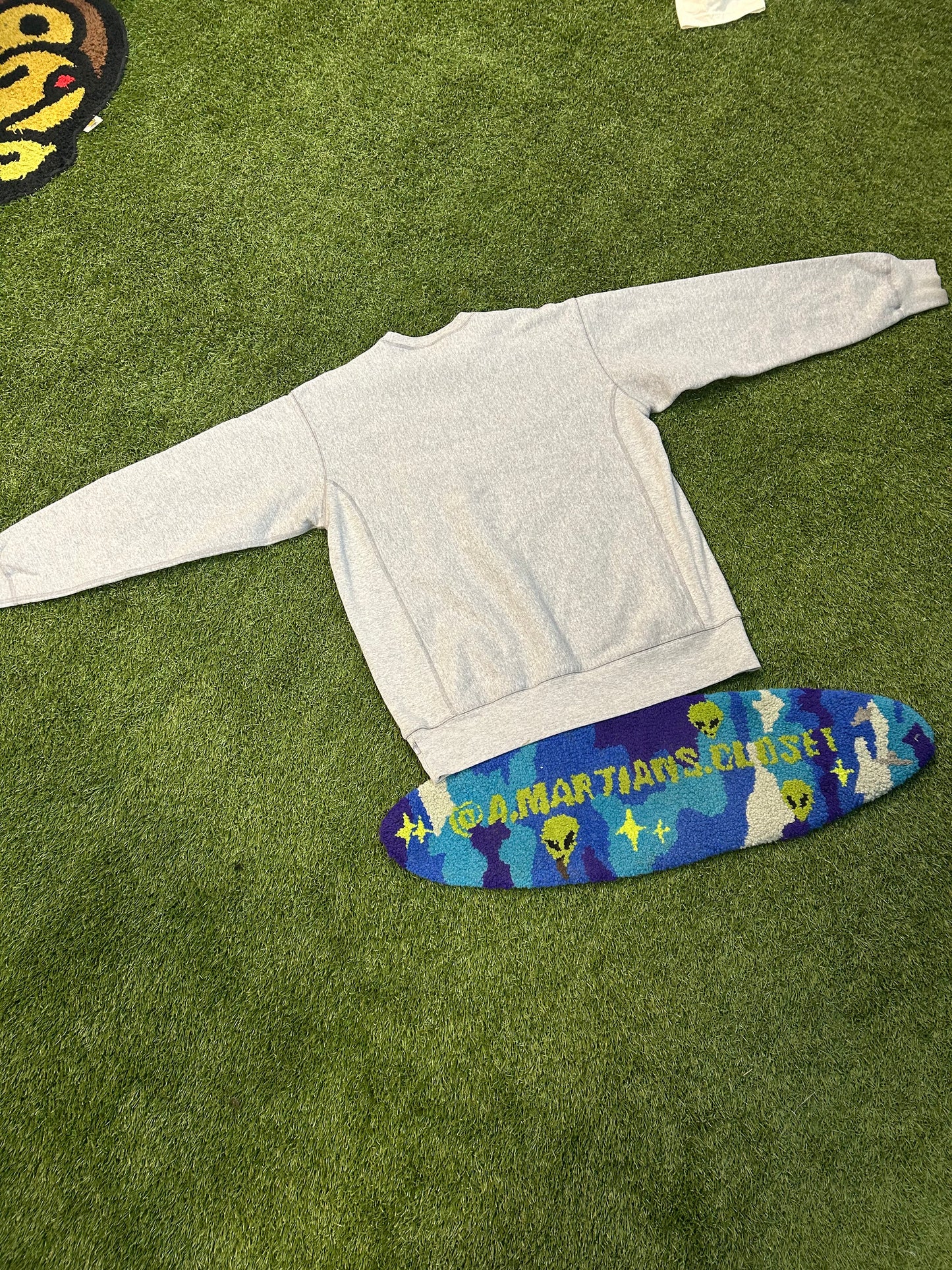Rare Y2K Supreme Silver On Silver BoGo Crewneck(2003)