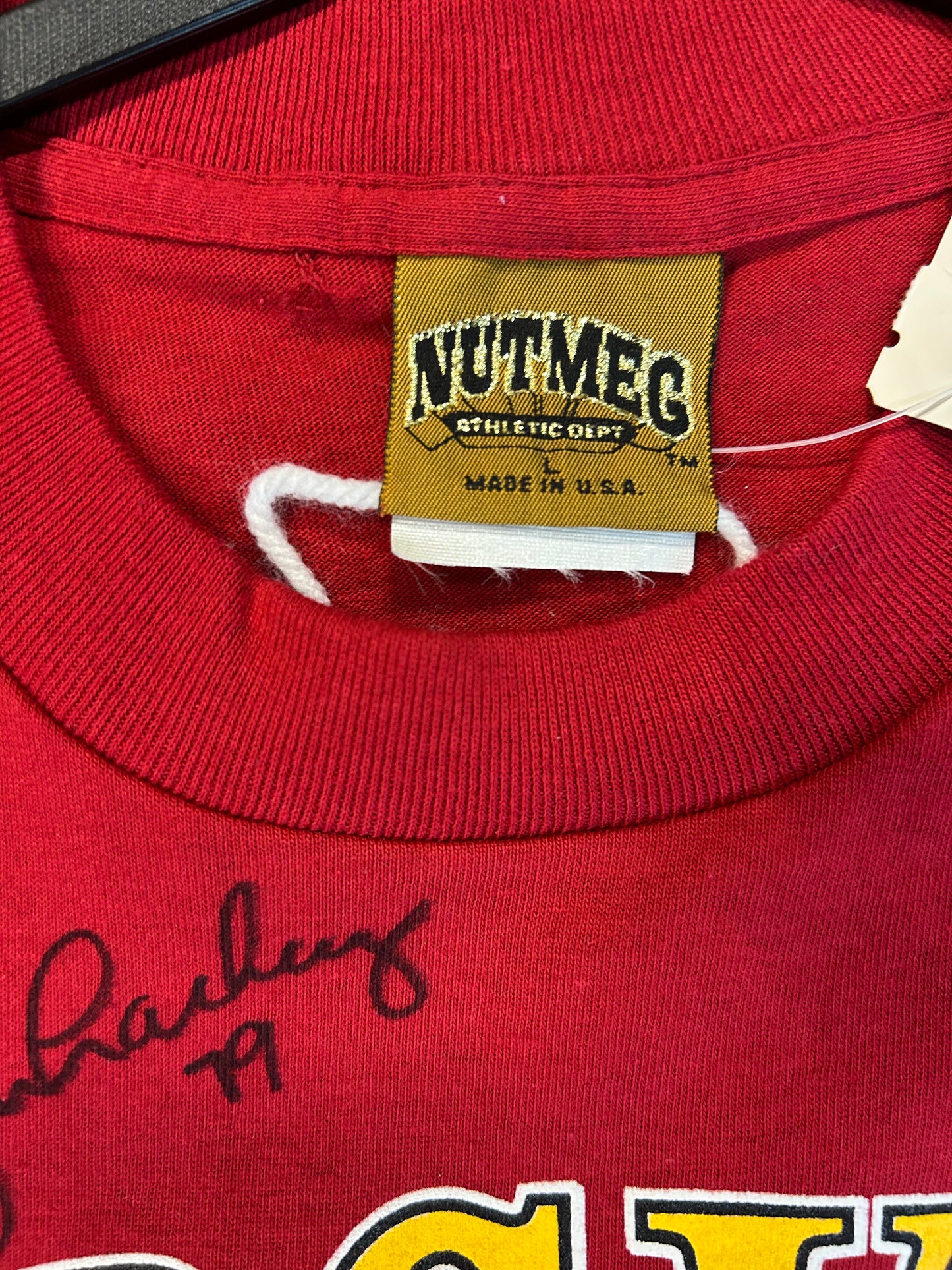 Vintage 90s Washington Redskins NFL Nutmeg W/Signature