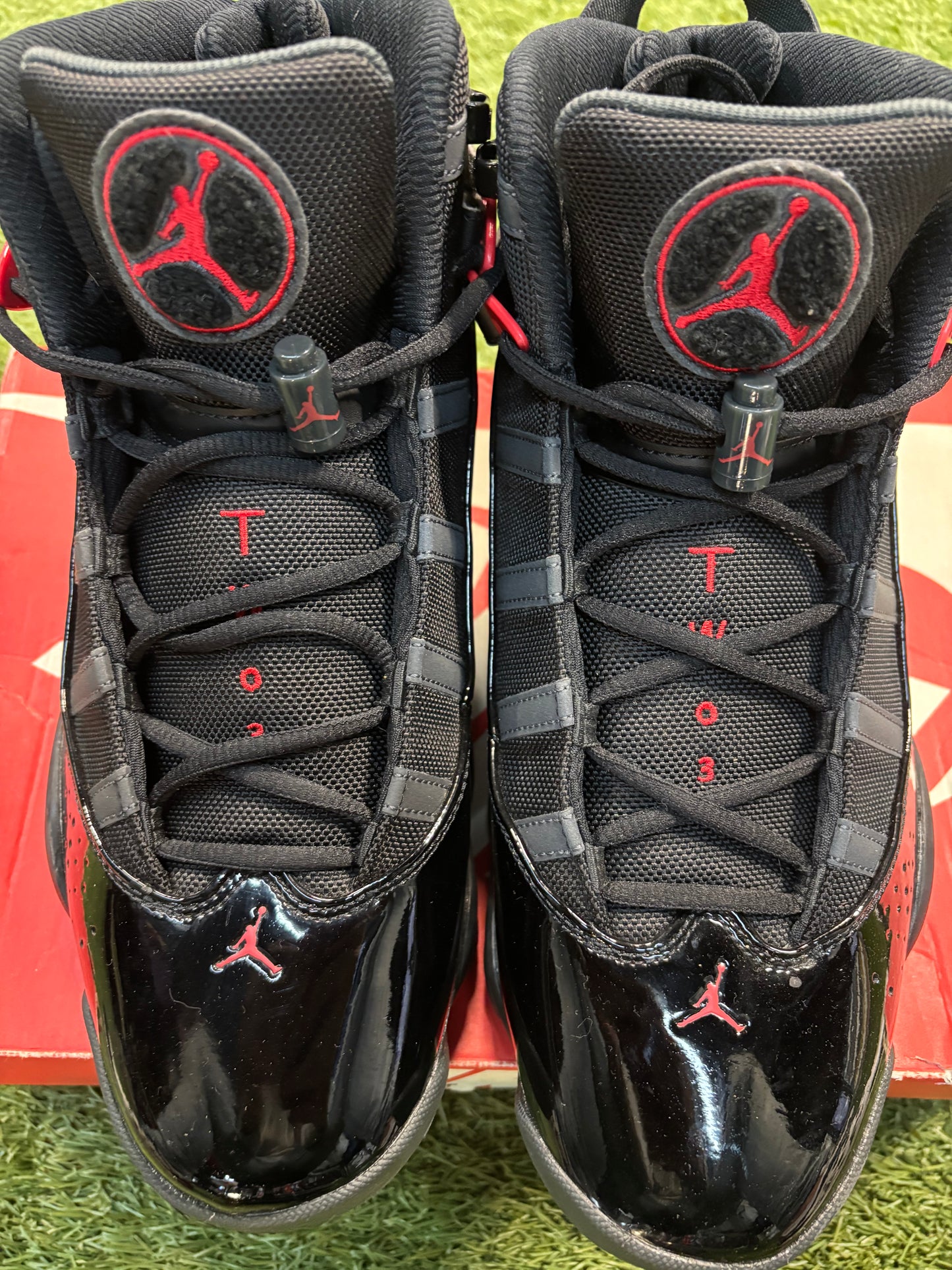 Jordan Six Rings dirty bred size 12